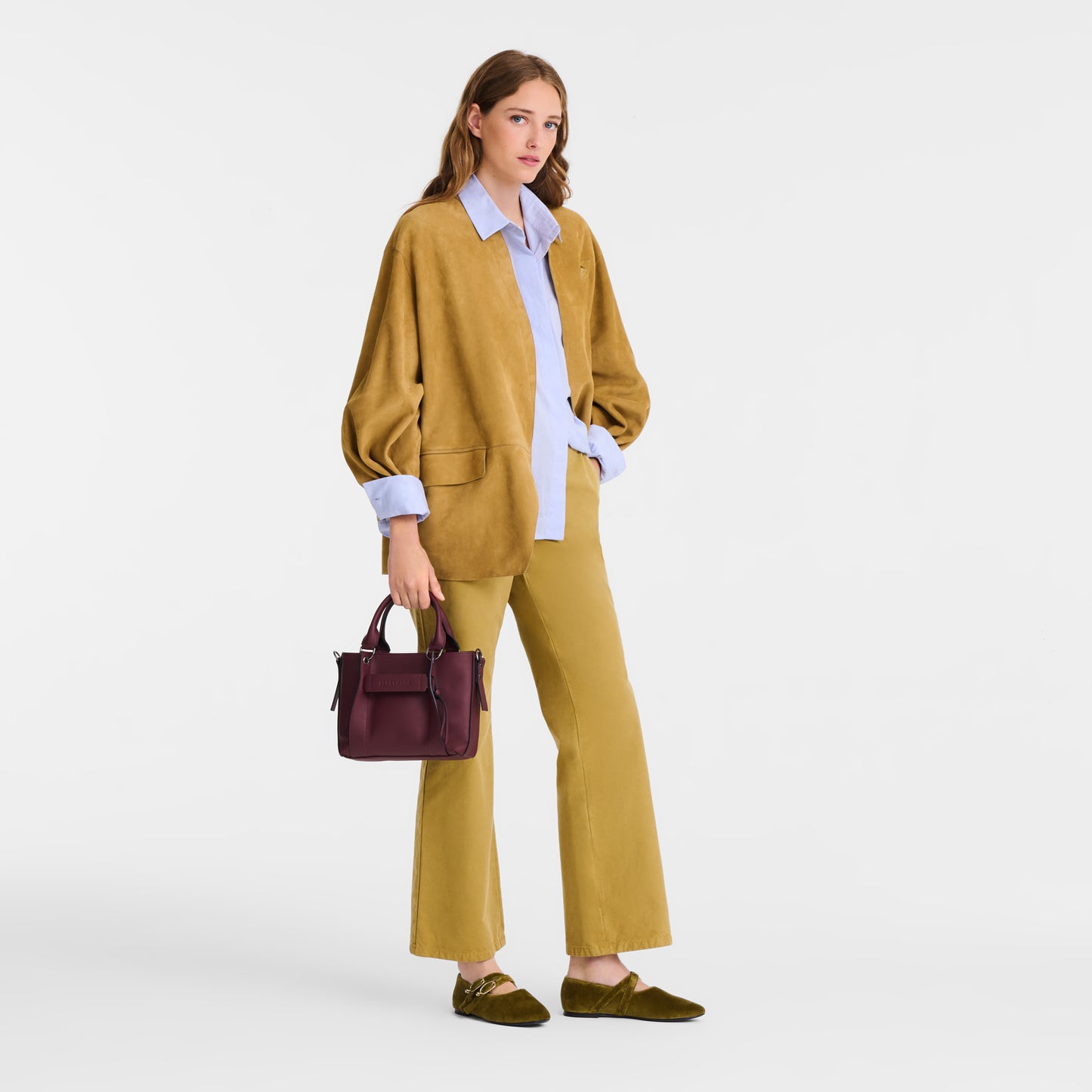 LONGCHAMP-Longchamp 3D S Handbag-Burgundy-10197HCV119-1