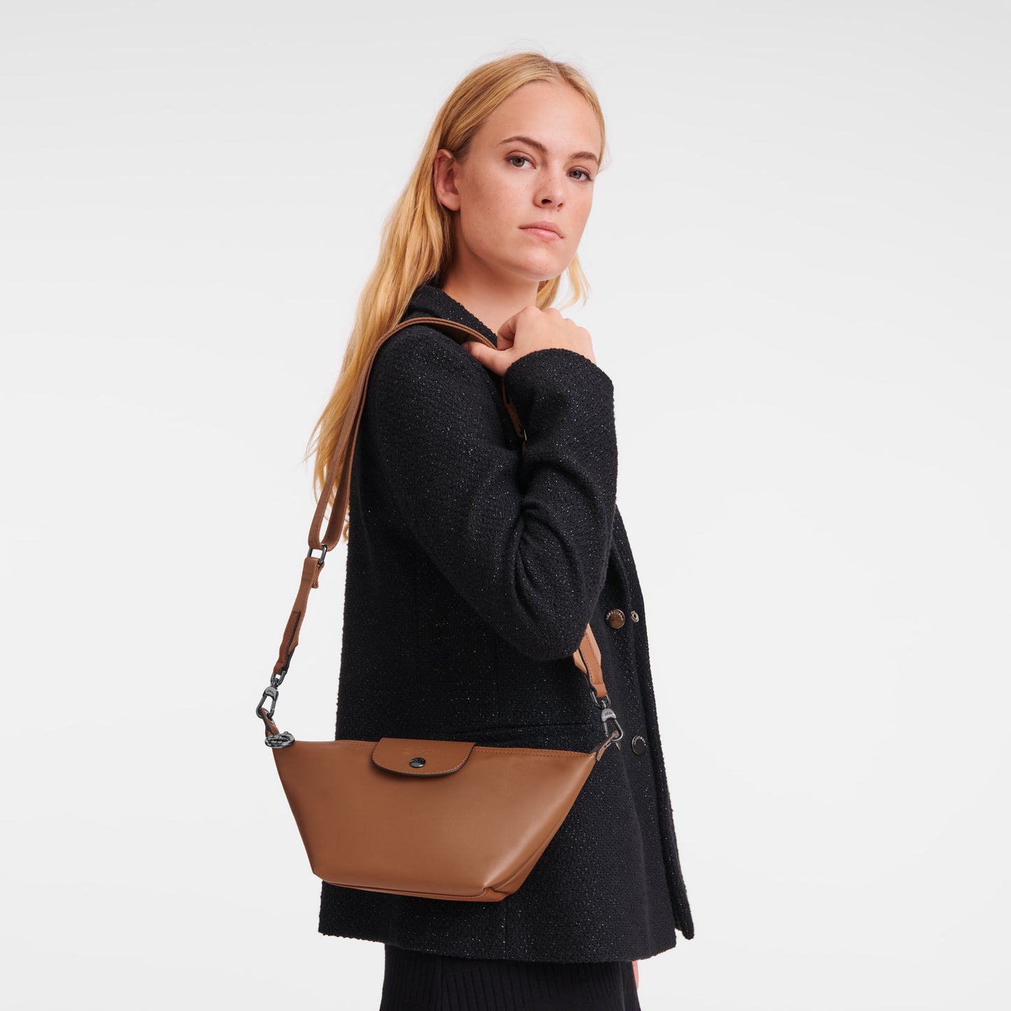 LONGCHAMP-Le Pliage Xtra Crossbody bag XS-Cognac-10212987504-2