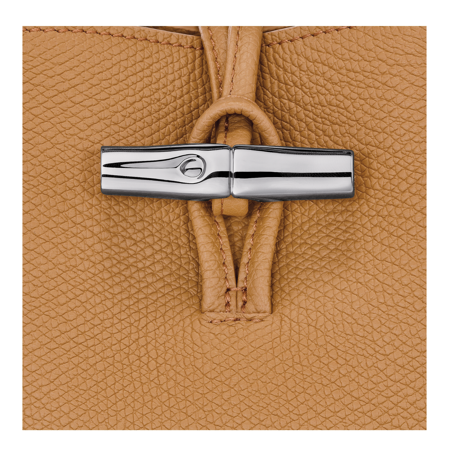 LONGCHAMP-Le Roseau XS Bucket bag-Walnut-10279HFP371-6