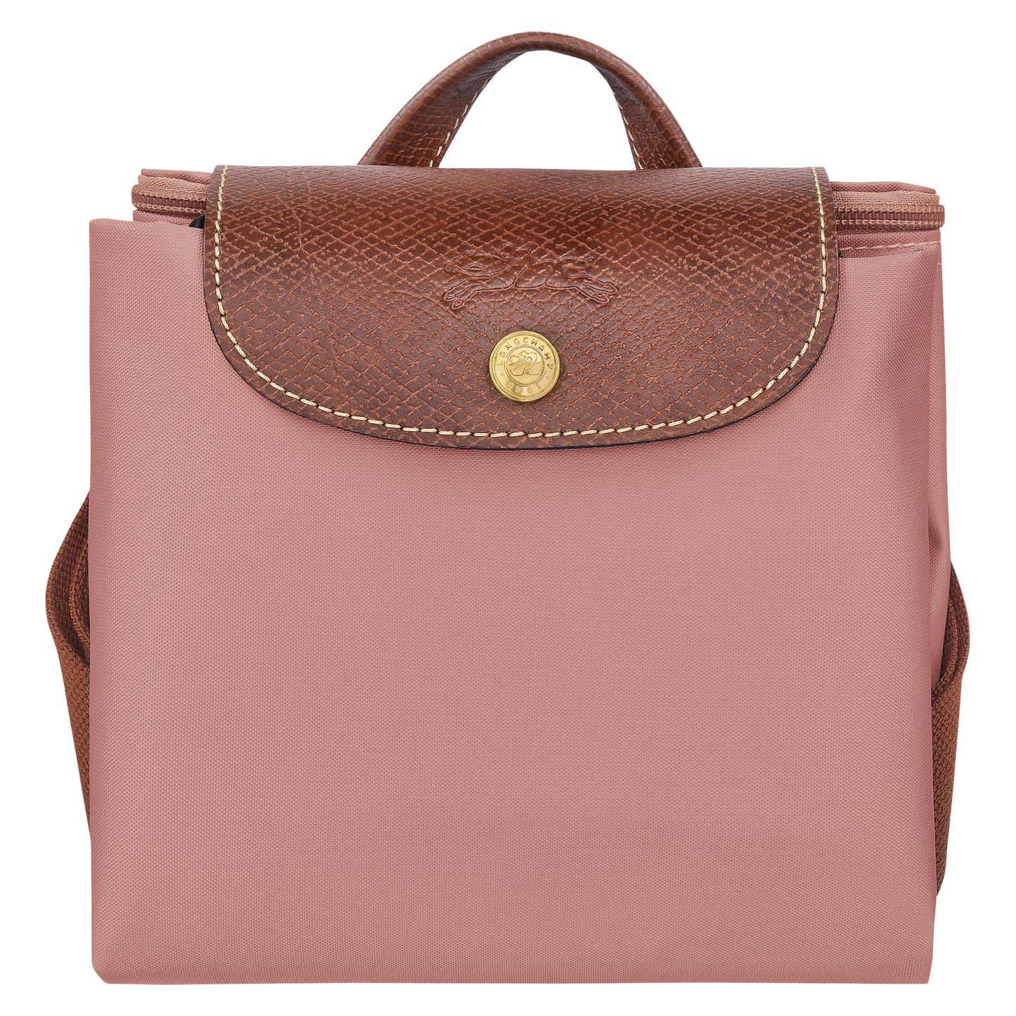 LONGCHAMP-Le Pliage Original M Backpack-Pink Tea-10284089P96-7