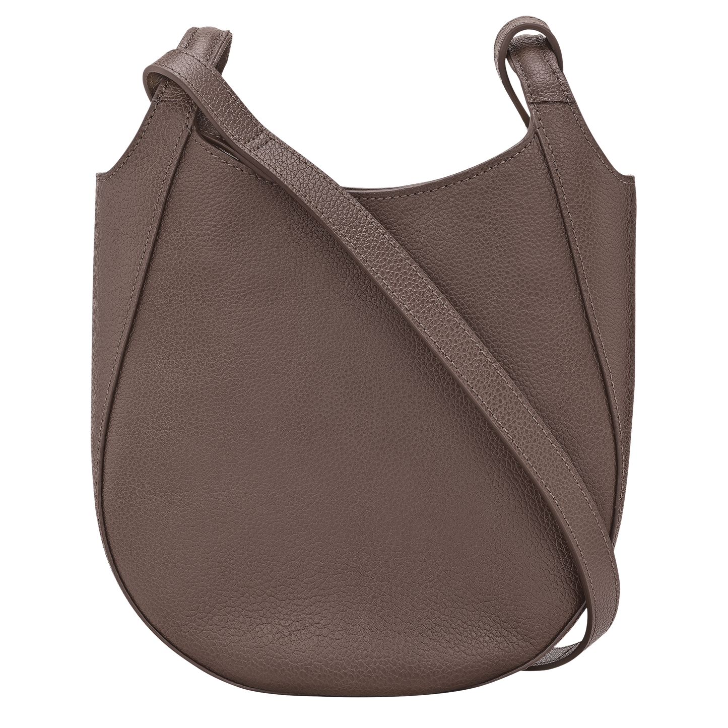 LONGCHAMP-Le Foulonné Crossbody bag-Taupe-10329021215-4