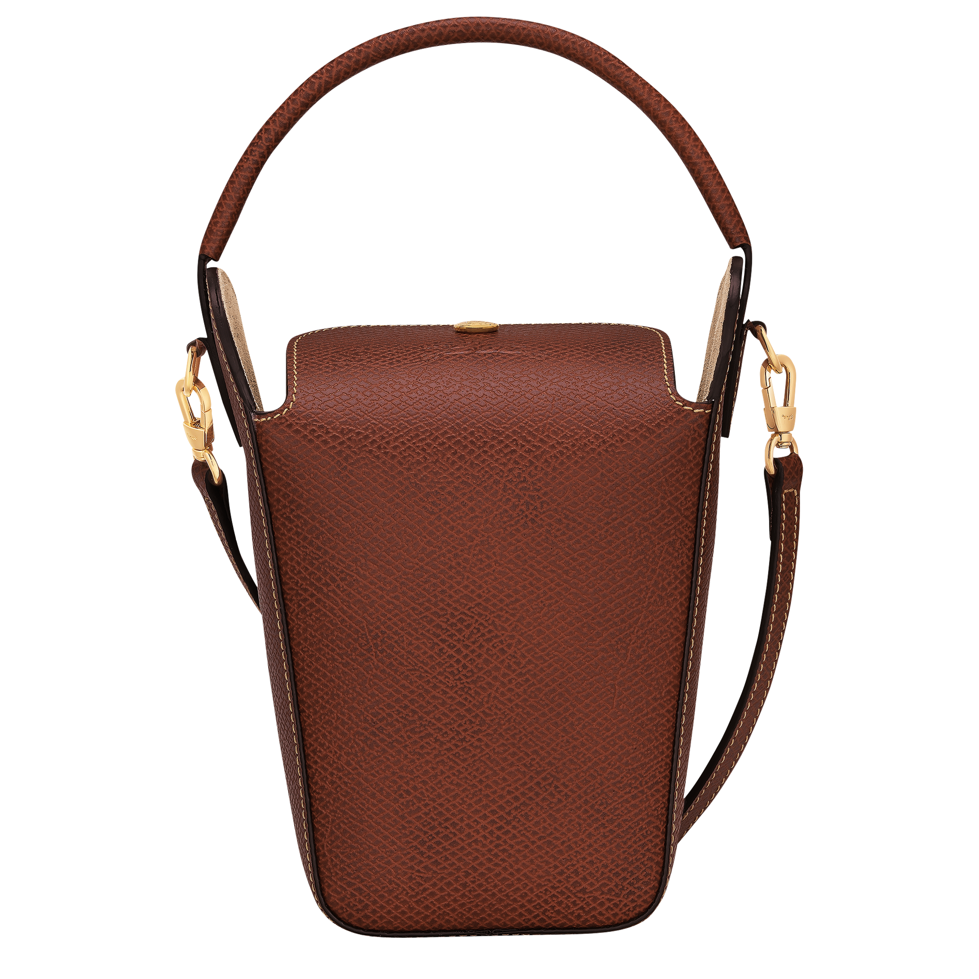Épure XS Pop corn bag Brown - Leather | Longchamp ID