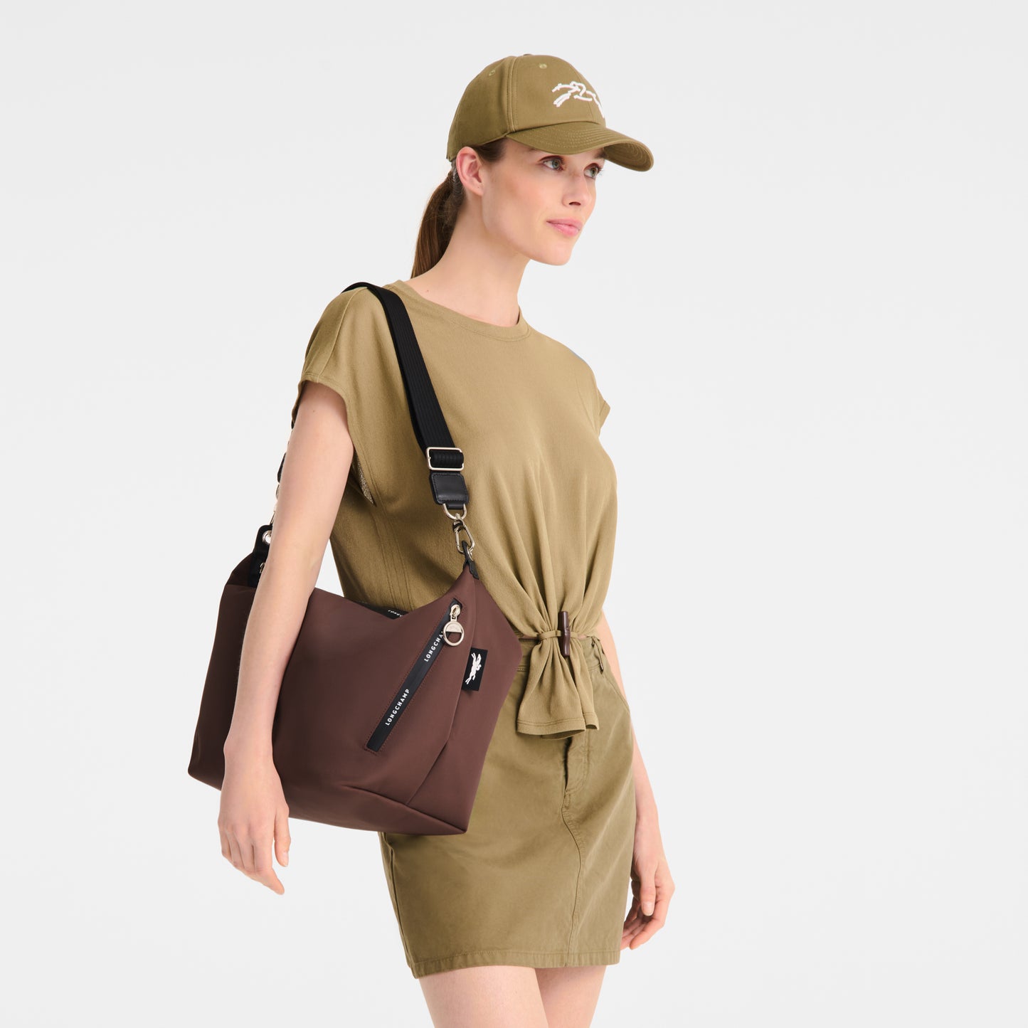 LONGCHAMP-Le Pliage Energy M Crossbody bag-Cocoa-10343HSR742-7