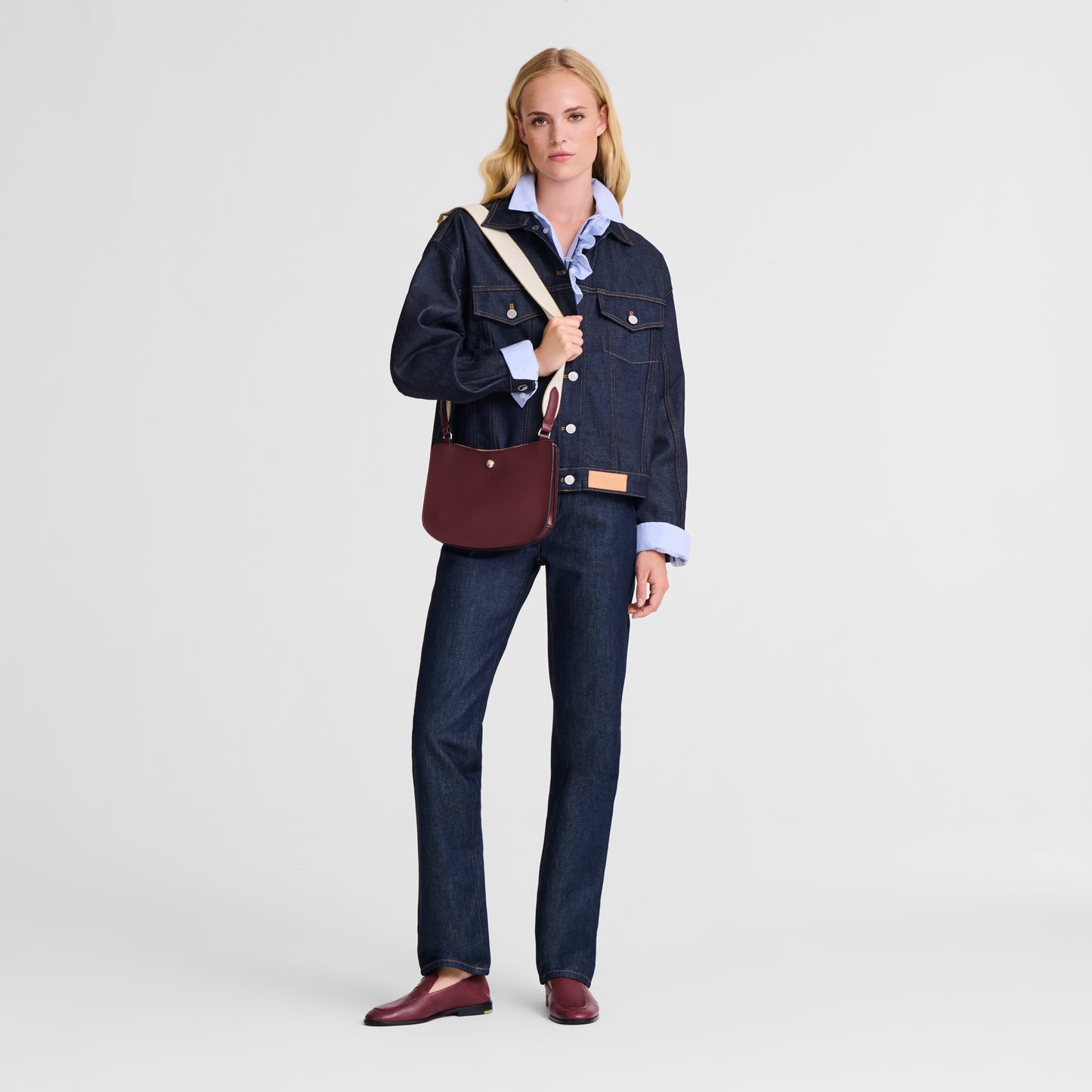 LONGCHAMP-Épure Crossbody bag-Burgundy-10357HFY119-1