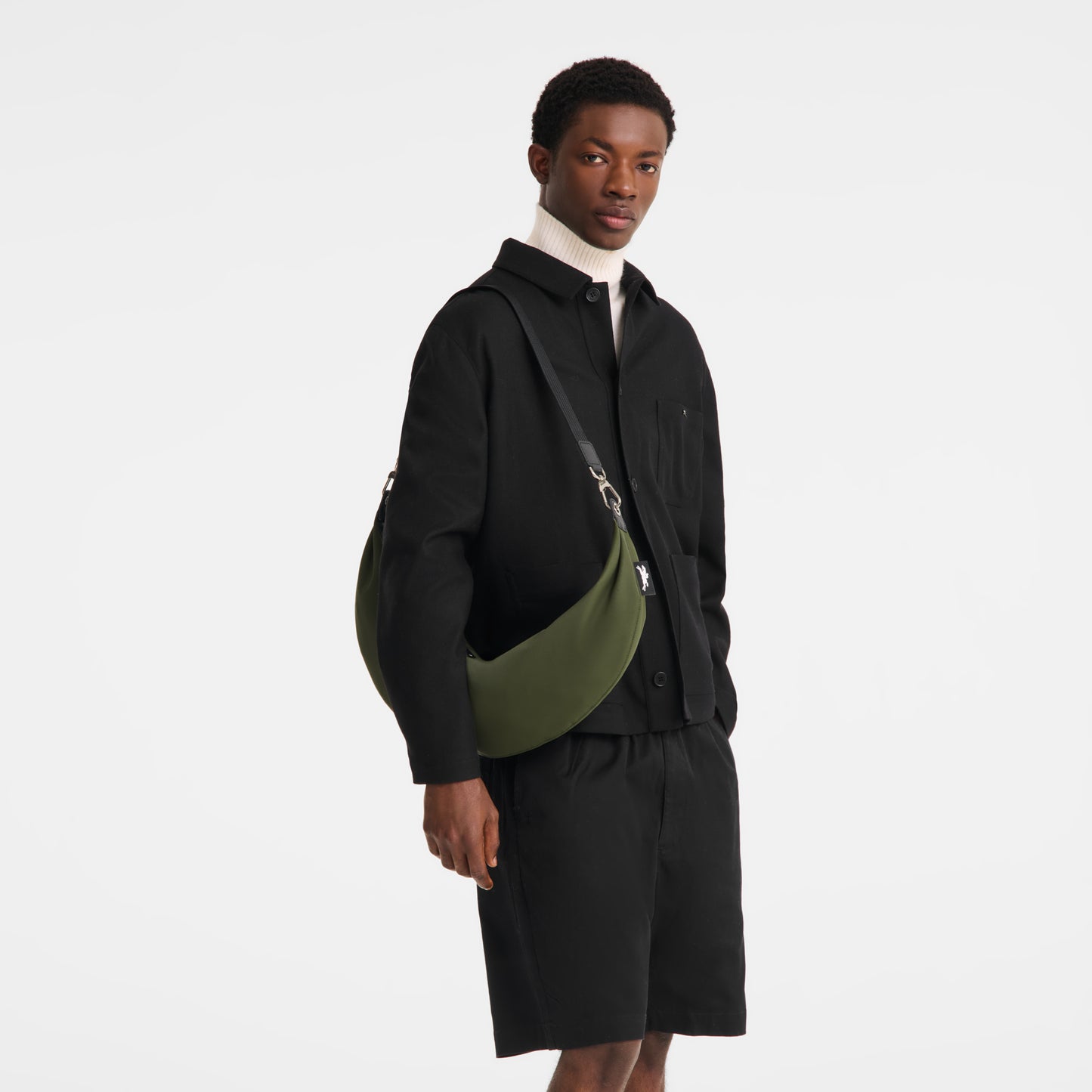 LONGCHAMP-Le Pliage Energy XL Crossbody bag-Khaki-10372HSR892-7