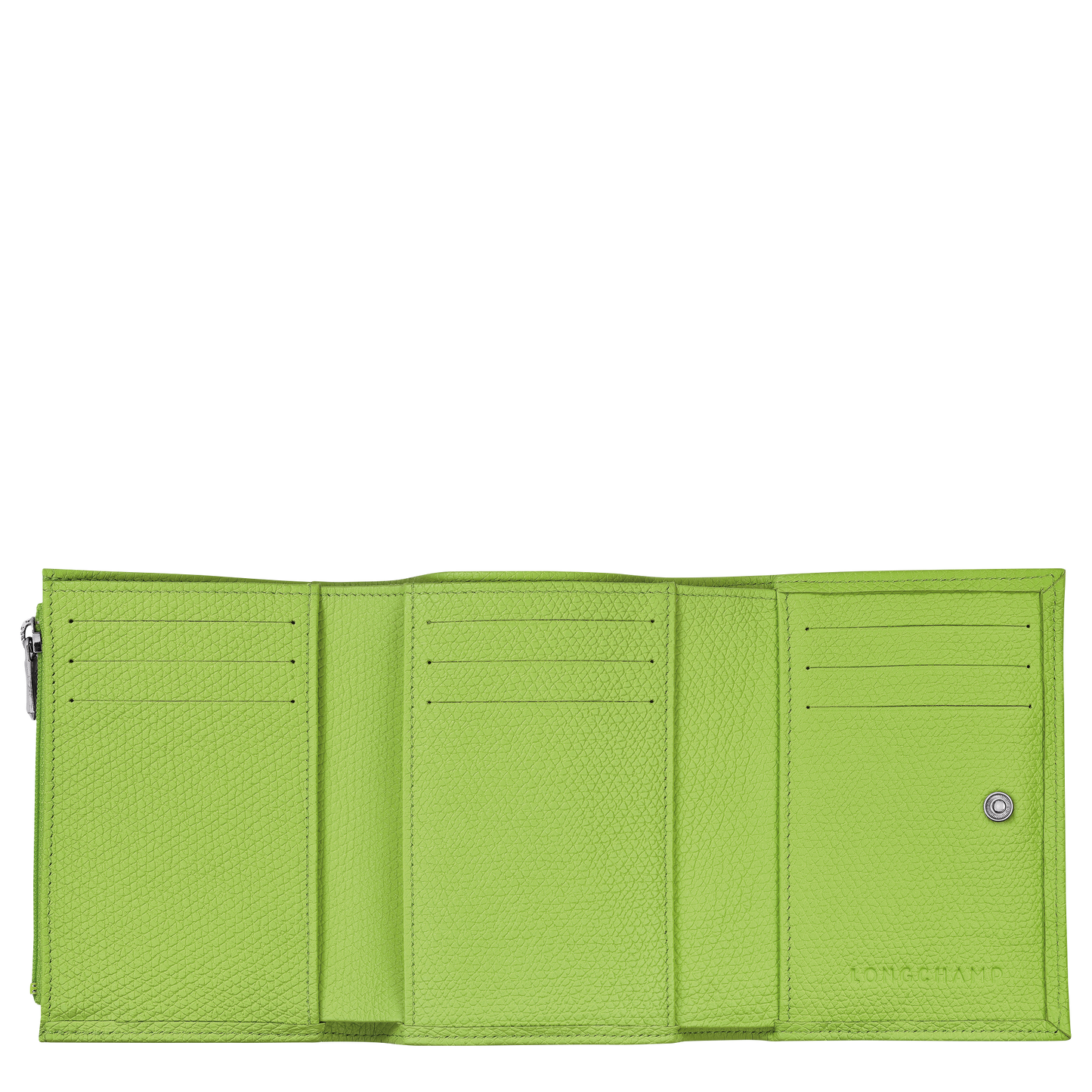 LONGCHAMP-Le Roseau Wallet-Green Light-30021HFP355-2