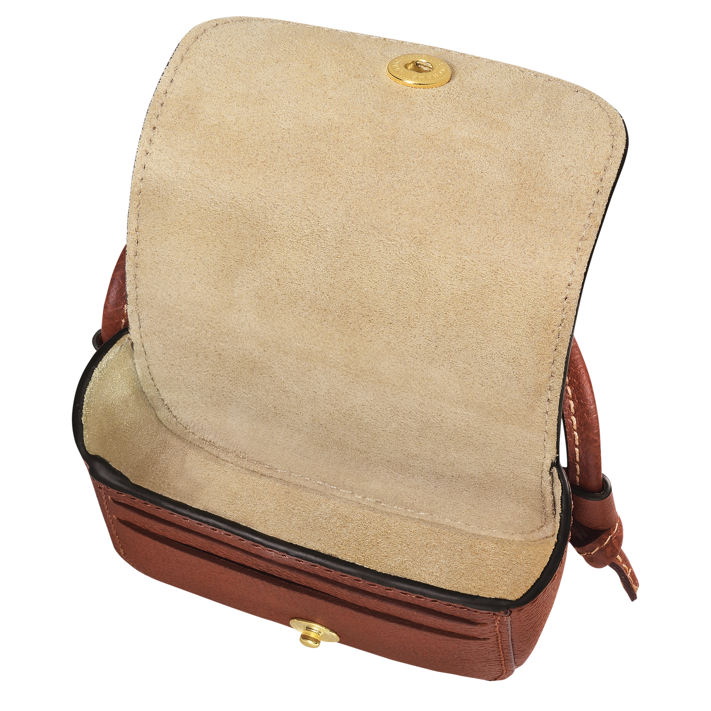 Longchamp ÉPURE - Coin purse with leather lace in Brown - 4 (SKU: 30027HYZ035)