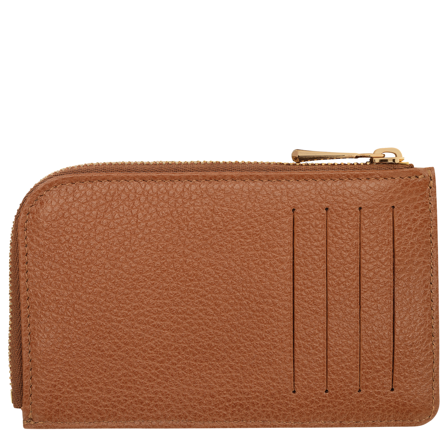 LONGCHAMP-Le Foulonné Card holder-Caramel-30034021121-2