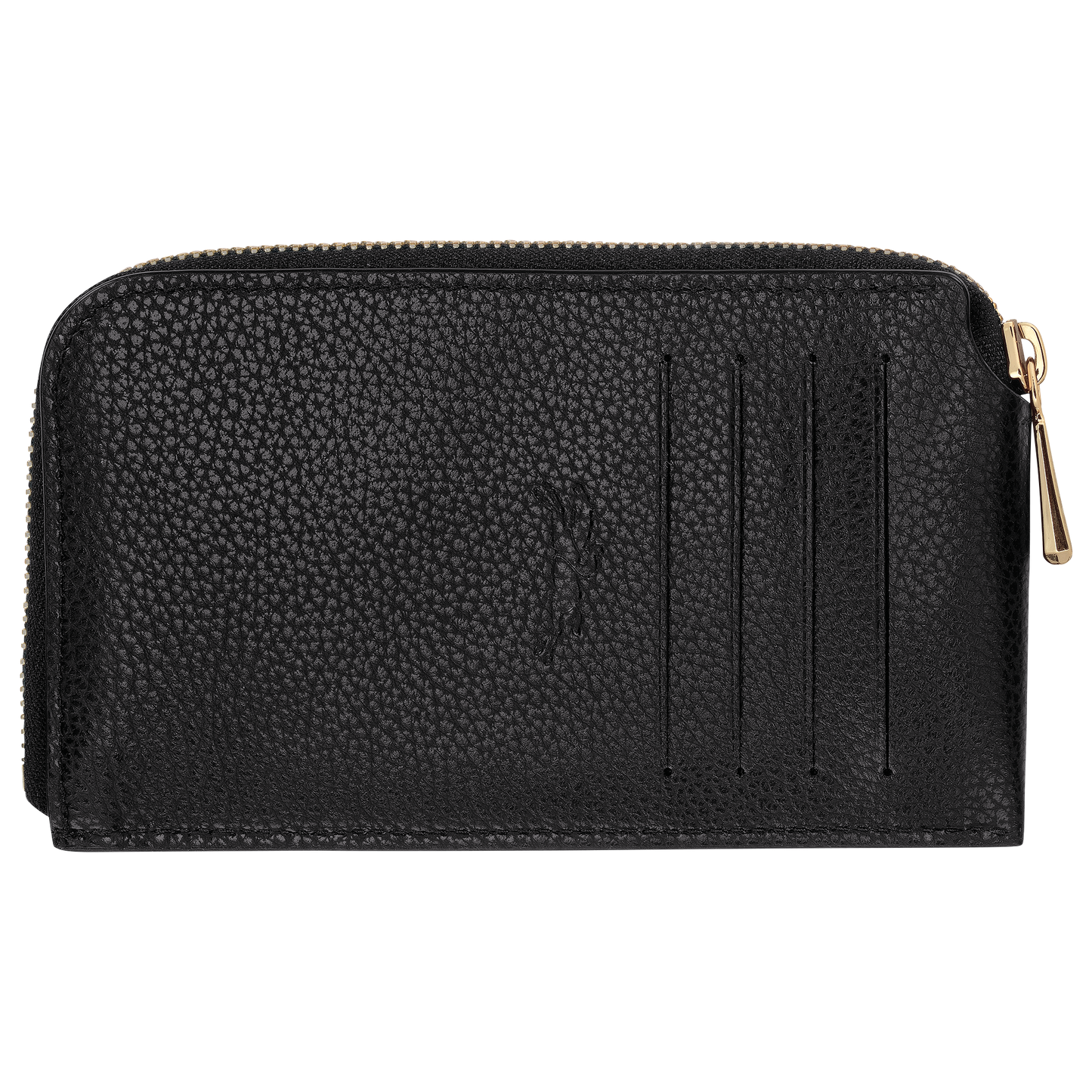 LONGCHAMP-Le Foulonné Card holder-Black-30048021001-2