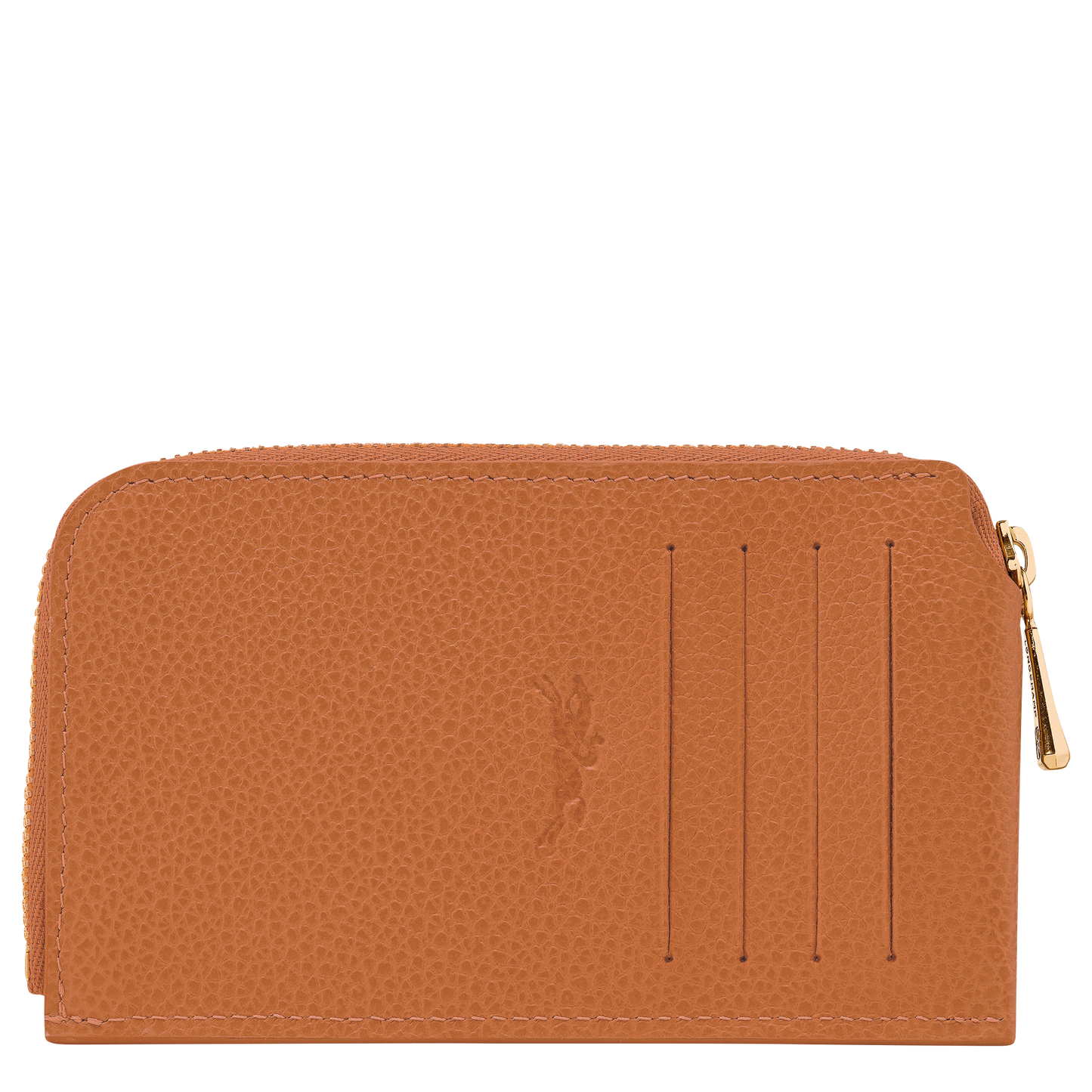 LONGCHAMP-Le Foulonné Card holder-Amber-30048021490-2