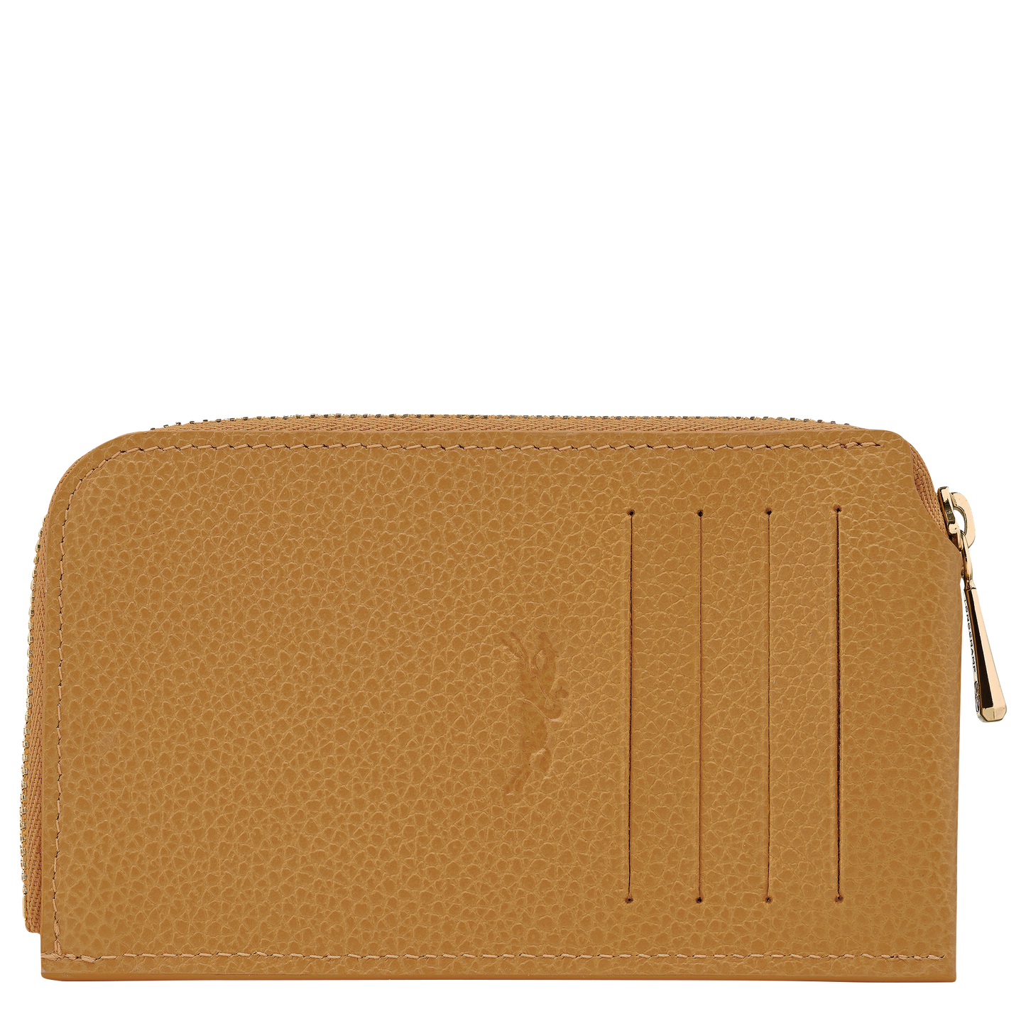 LONGCHAMP-Le Foulonné Card holder-Nutmeg-30048021894-2