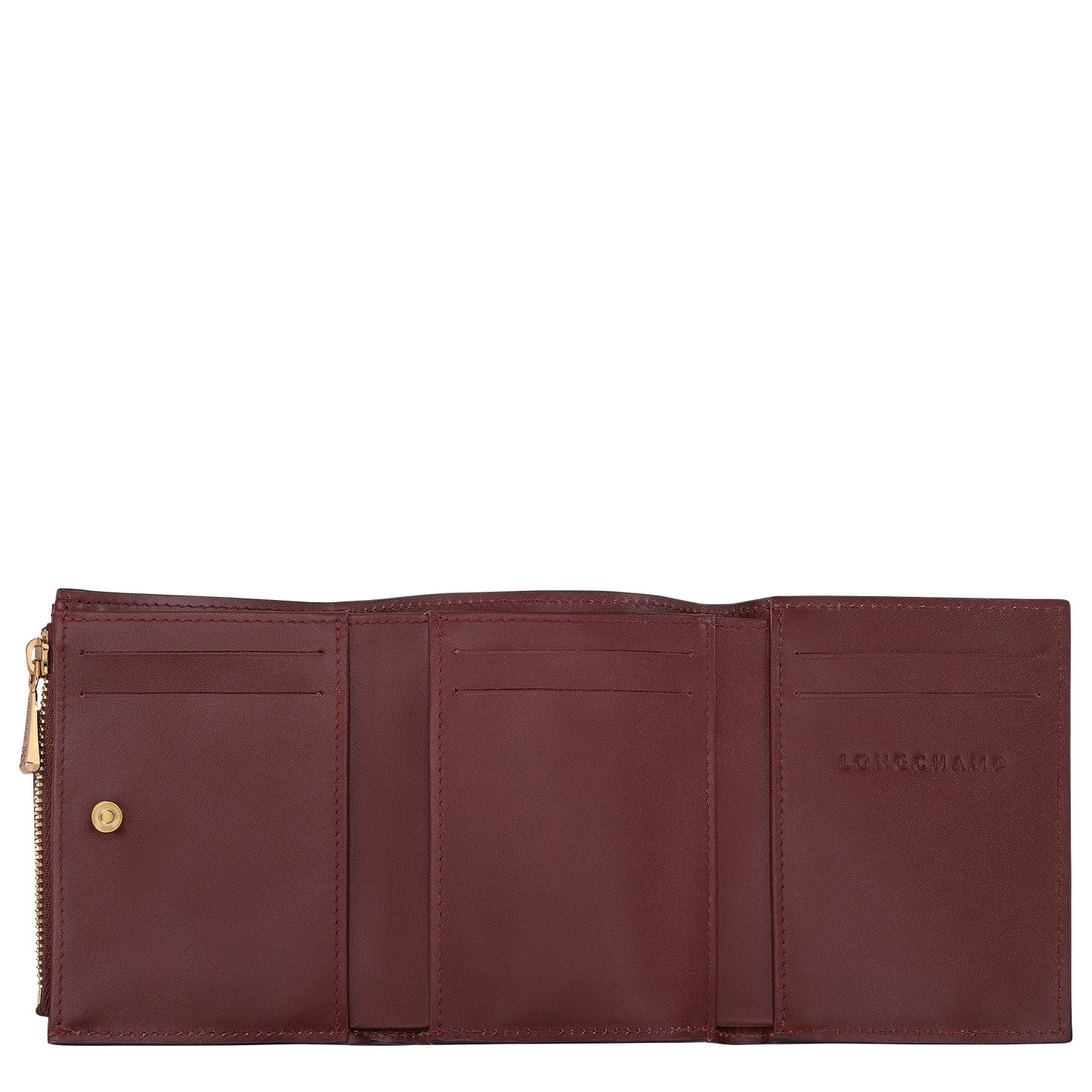 LONGCHAMP-Épure Compact wallet-Burgundy-30049HFY119-3
