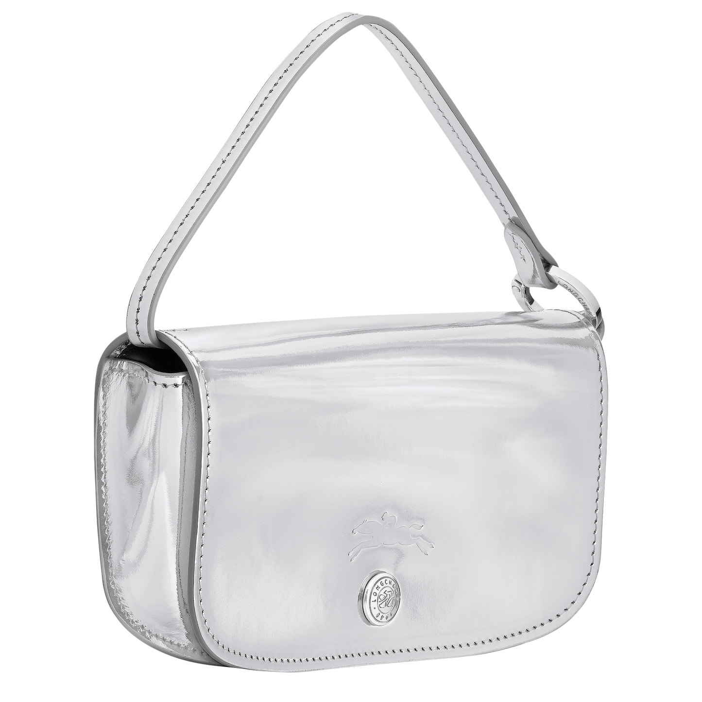 LONGCHAMP-Le Roseau Eyewear case-Silver-30062HJY023-3