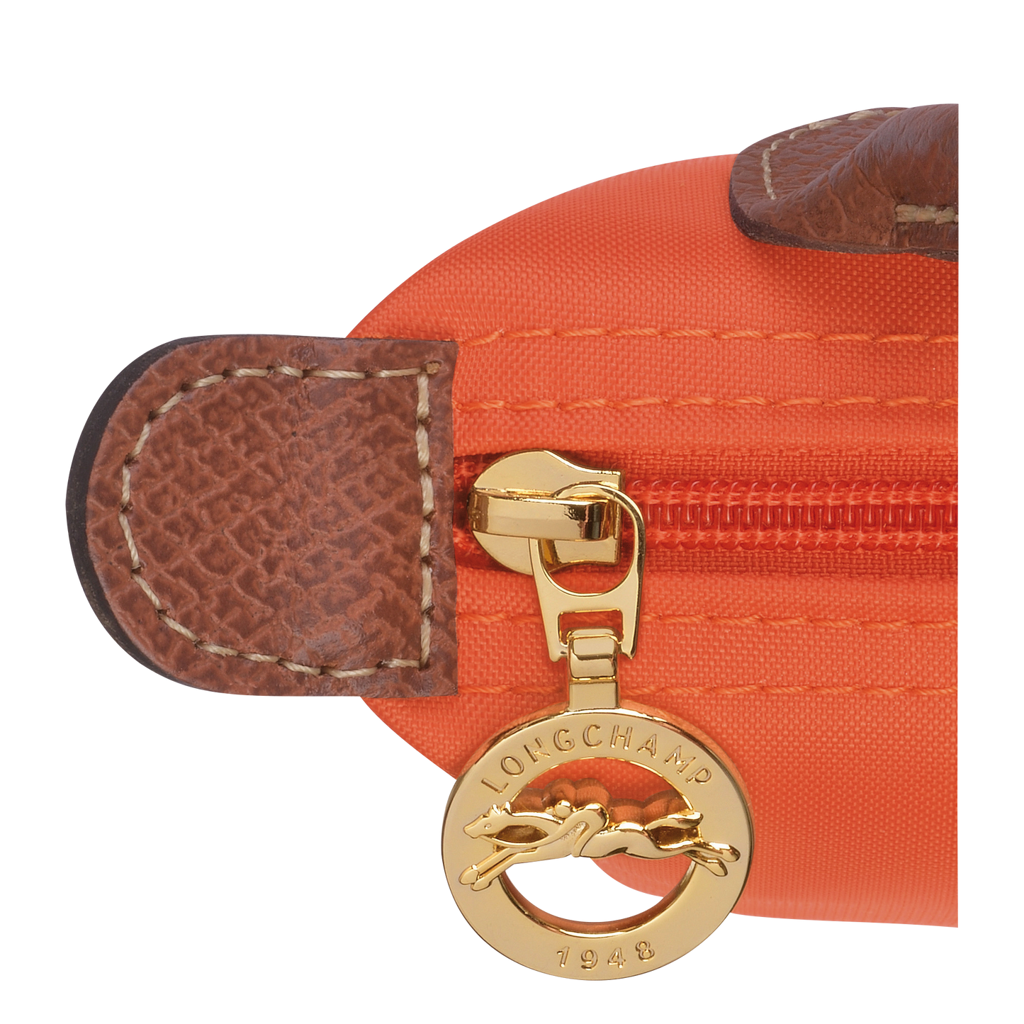 LONGCHAMP-Le Pliage Original Pouch with handle-Orange-34175089P85-5