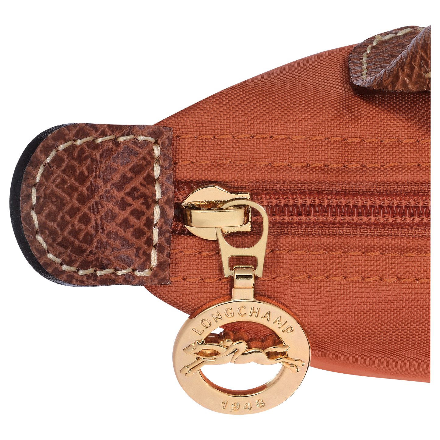 LONGCHAMP-Le Pliage Original Pouch with handle-Brick-34175089P97-6