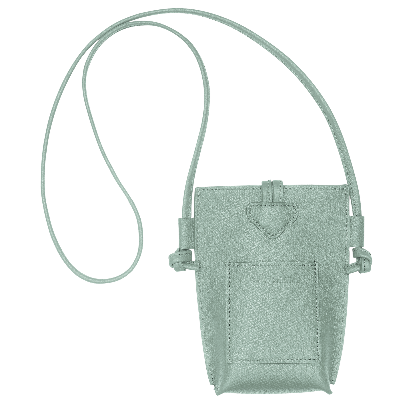 LONGCHAMP-Le Roseau Phone case-Celadon-34180HFP282-4