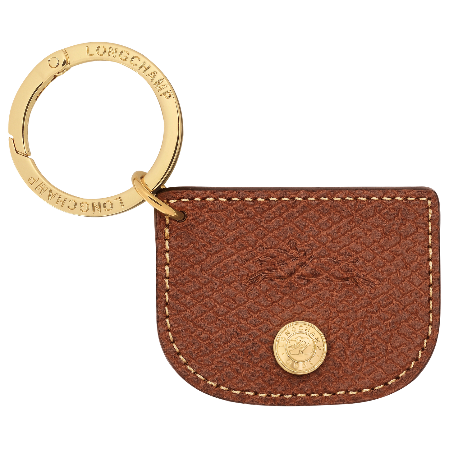 LONGCHAMP-Épure Key ring-Brown-36096HYZ035-1