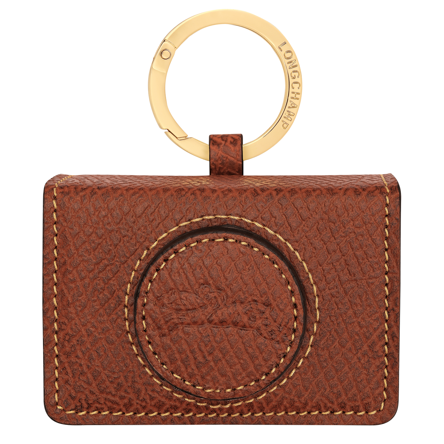 LONGCHAMP-Épure Key ring-Brown-36121HYZ035-1