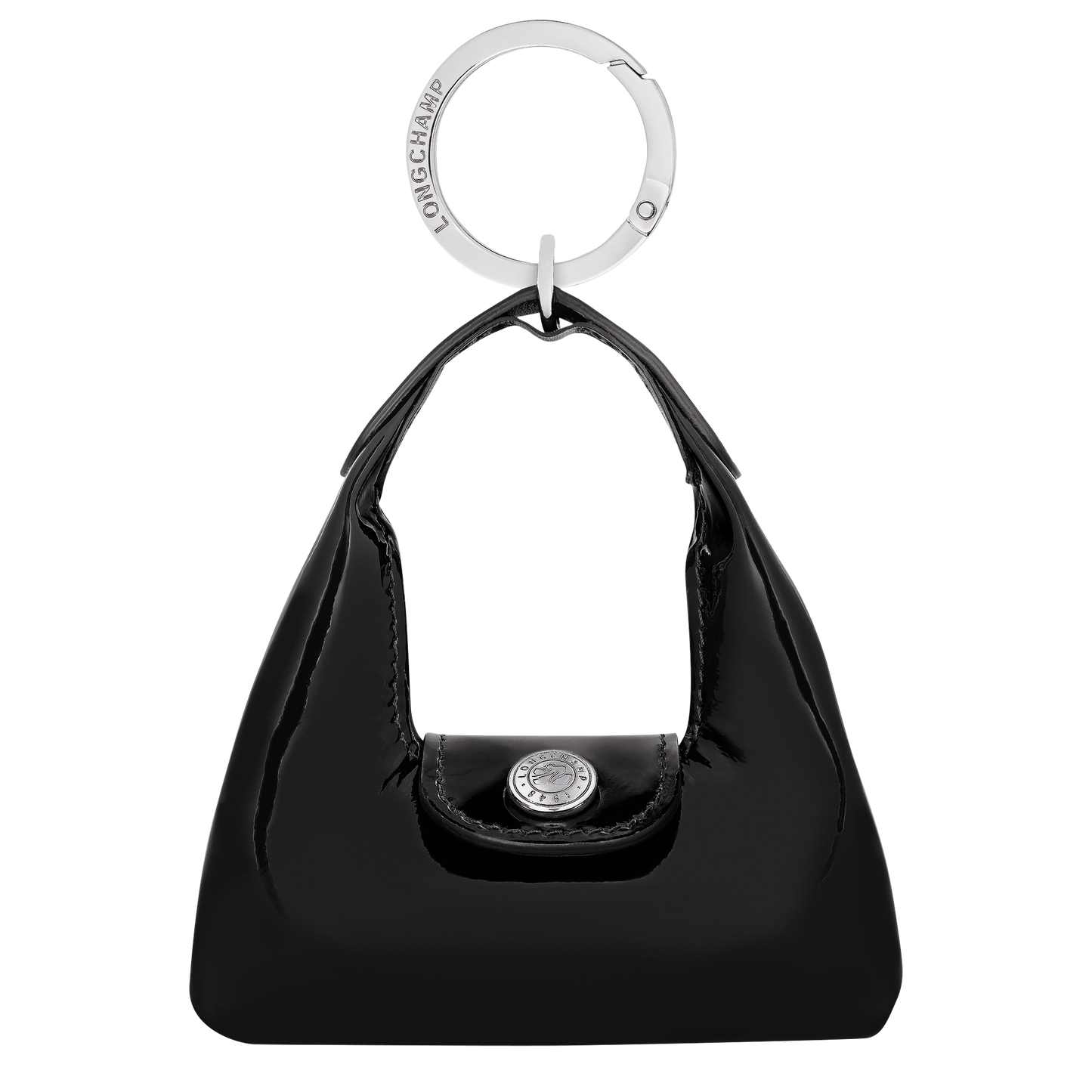 LONGCHAMP-Le Pliage Xtra Key ring-Black-36124HJN001-1