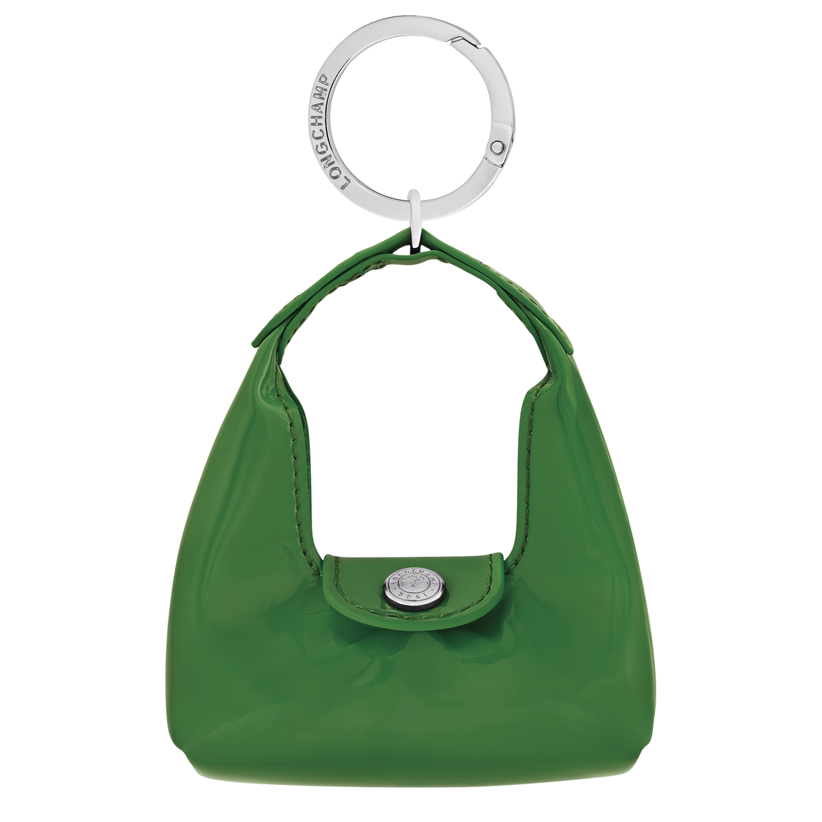 LONGCHAMP-Le Pliage Xtra Key ring-Matcha-36124HJNM80-1