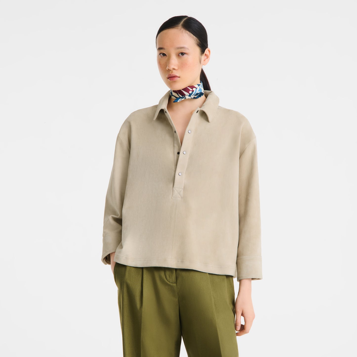 Catch The Parisian Wave Silk scarf 50