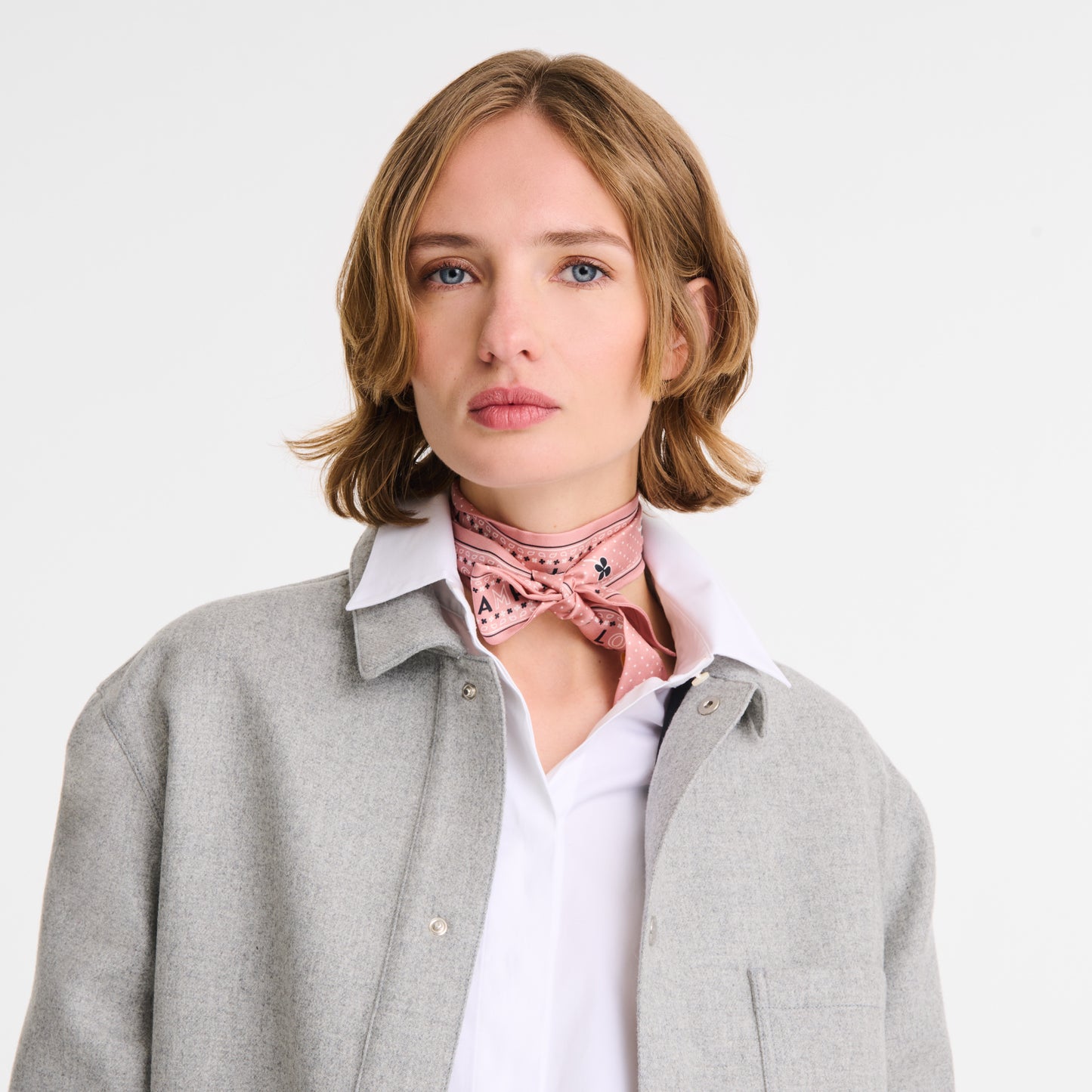 LONGCHAMP-French Bandana Headband-Pink Tea-51044GSOP96-3