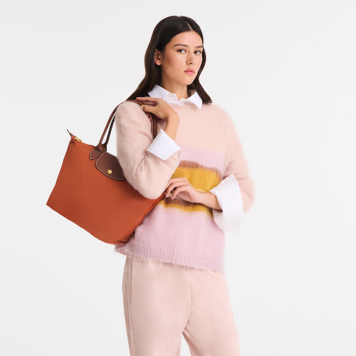 LONGCHAMP-Le Pliage Original M Tote bag-Brick-L2605089P97-7