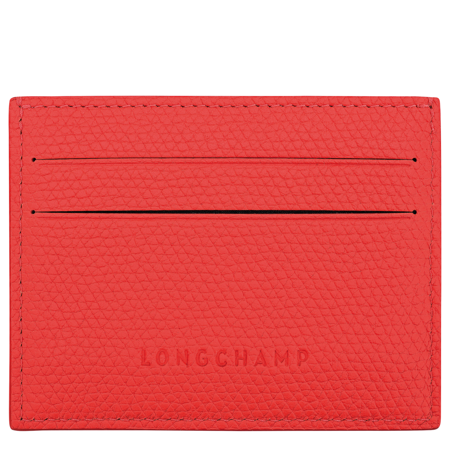 LONGCHAMP-Le Roseau Card holder-Vermilion-L3218HFP108-2