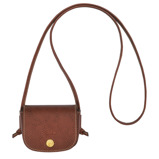 Longchamp ÉPURE - Coin purse with leather lace in Brown - 1 (SKU: 30027HYZ035)