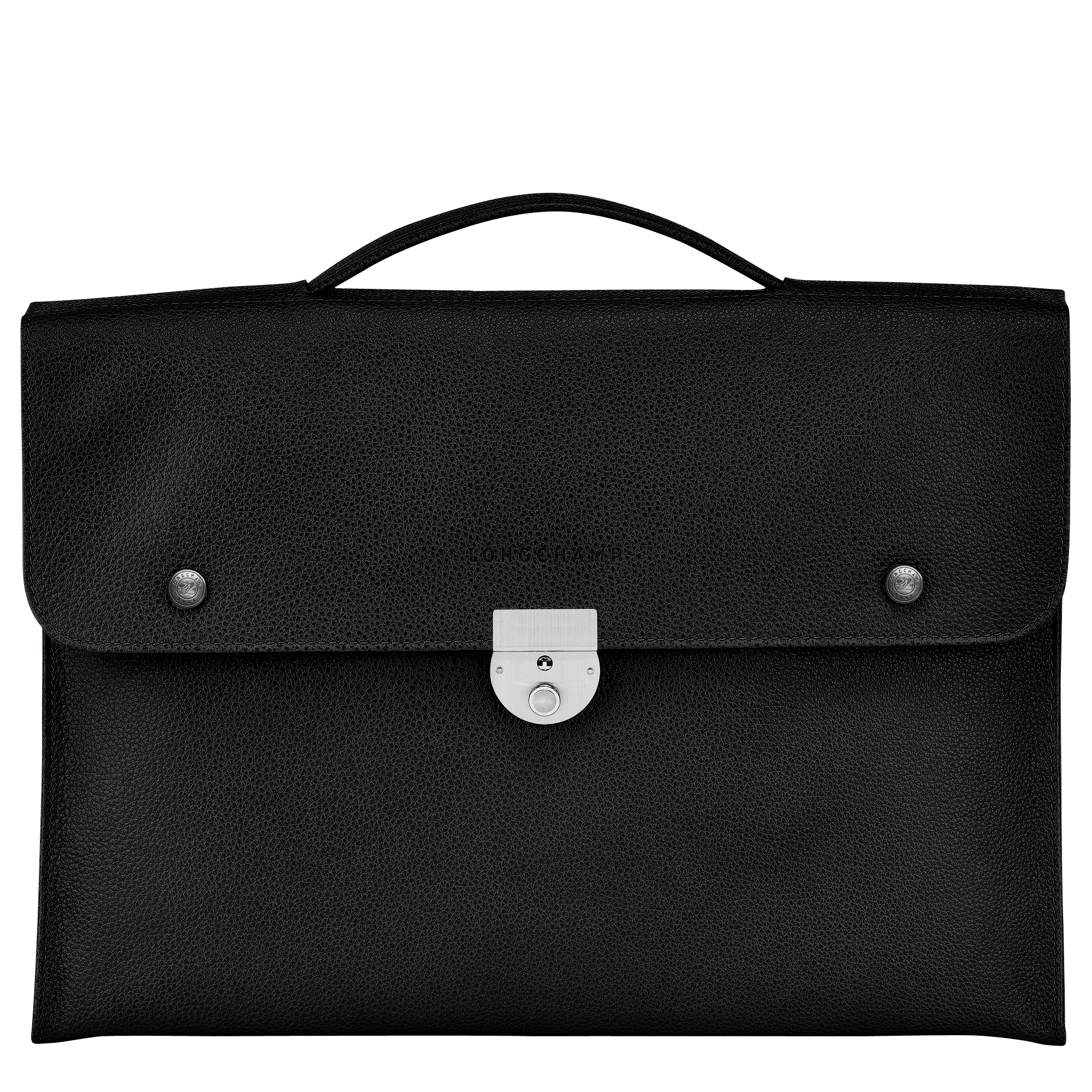 Le Foulonné Briefcase S Black Leather L2154021047 Longchamp