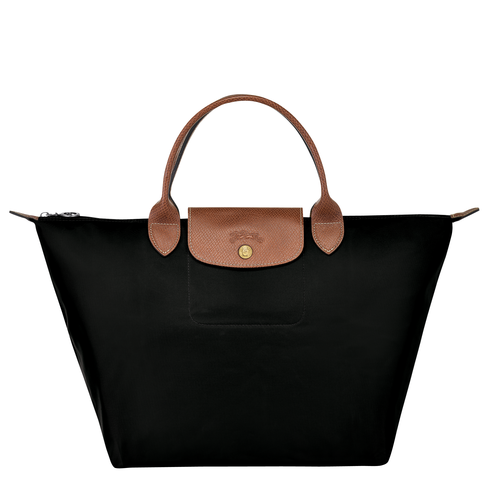 Le Pliage Original M Tote bag Black - Recycled canvas (L2605089001)