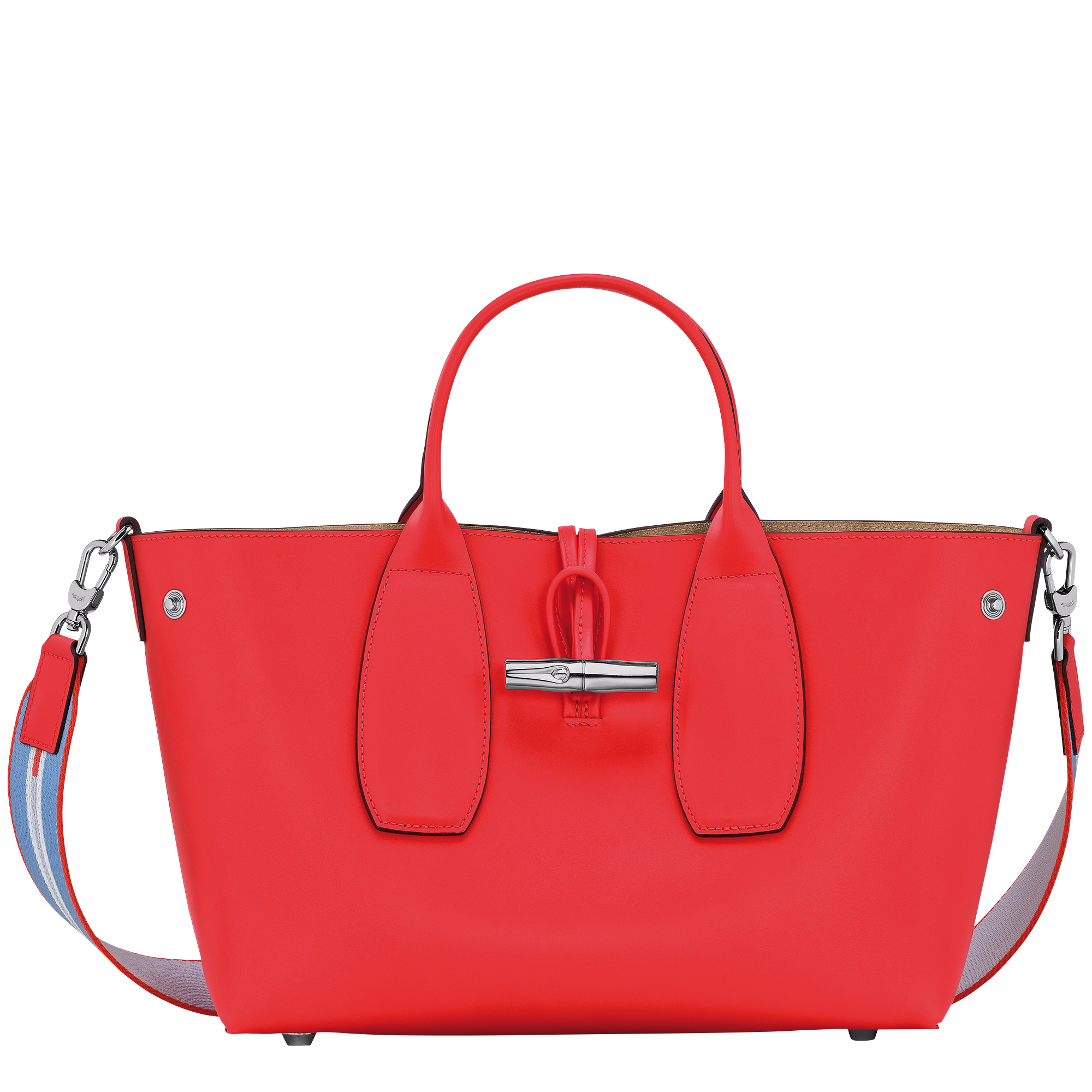 Longchamp ROSEAU - Handbag M in Red - 1 (SKU: 10058HCN545)