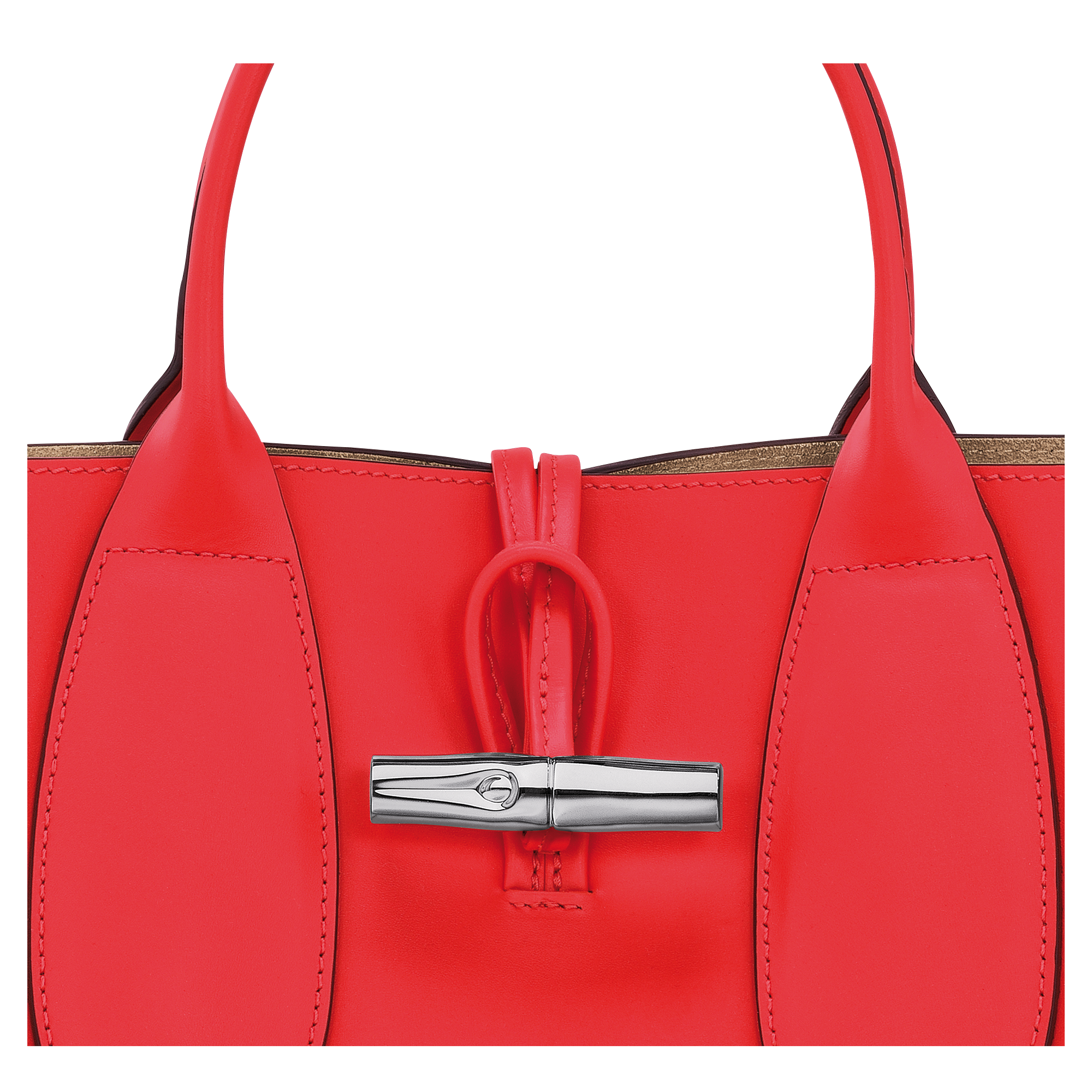 Longchamp ROSEAU - Handbag M in Red - 2 (SKU: 10058HCN545)