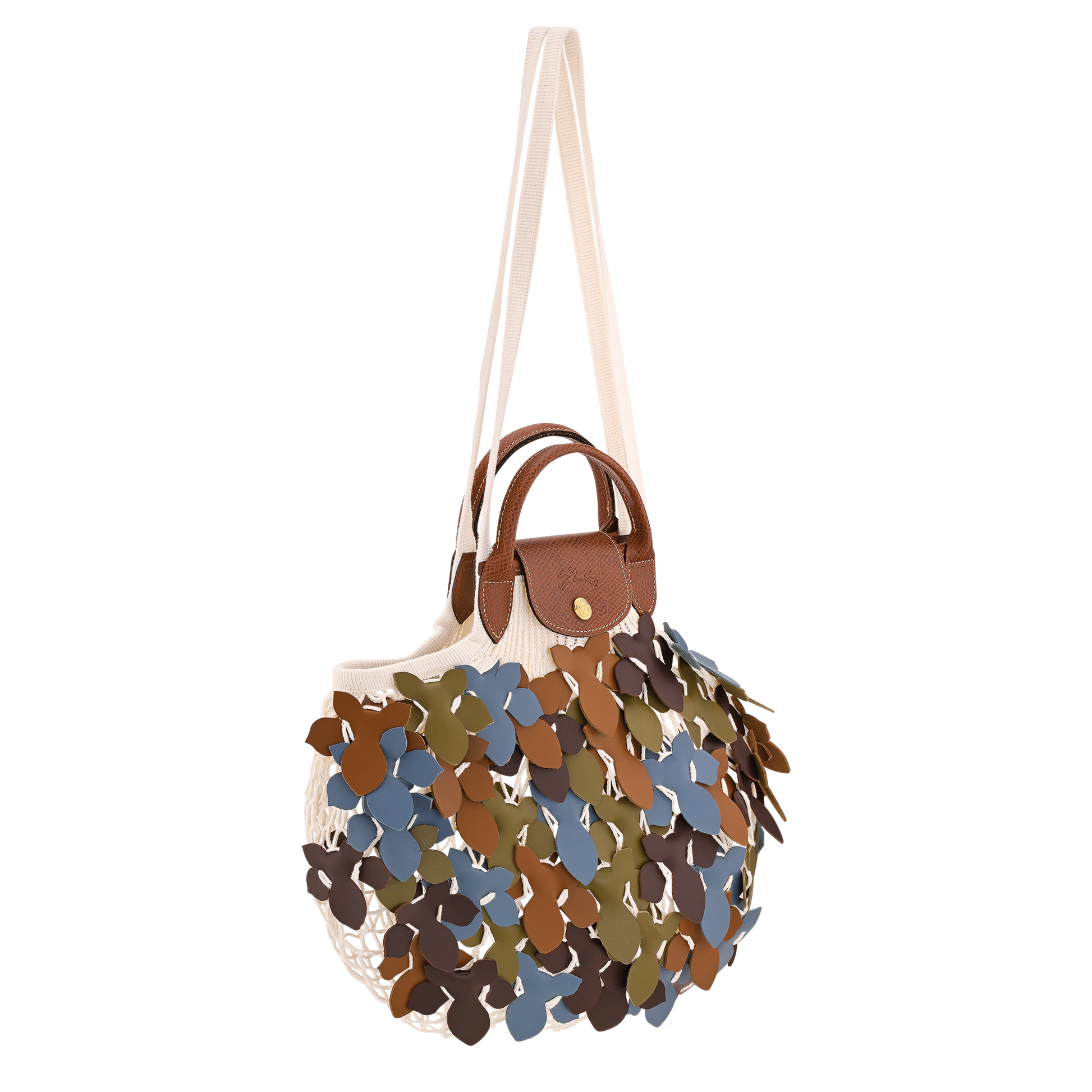 LONGCHAMP-Le Pliage Collection L Mesh bag-Lichen-10121HKA844-3