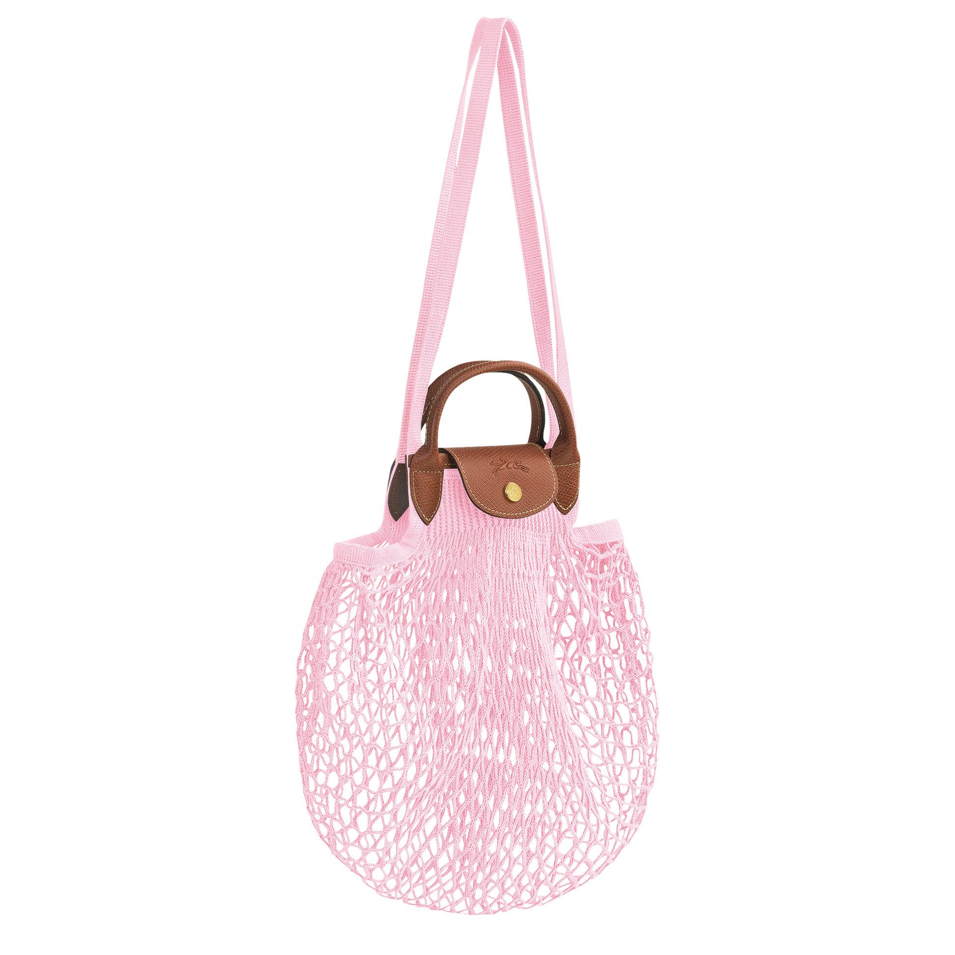 Longchamp LE PLIAGE FILET - Mesh bag L in Pink - 2 (SKU: 10121HVH018)