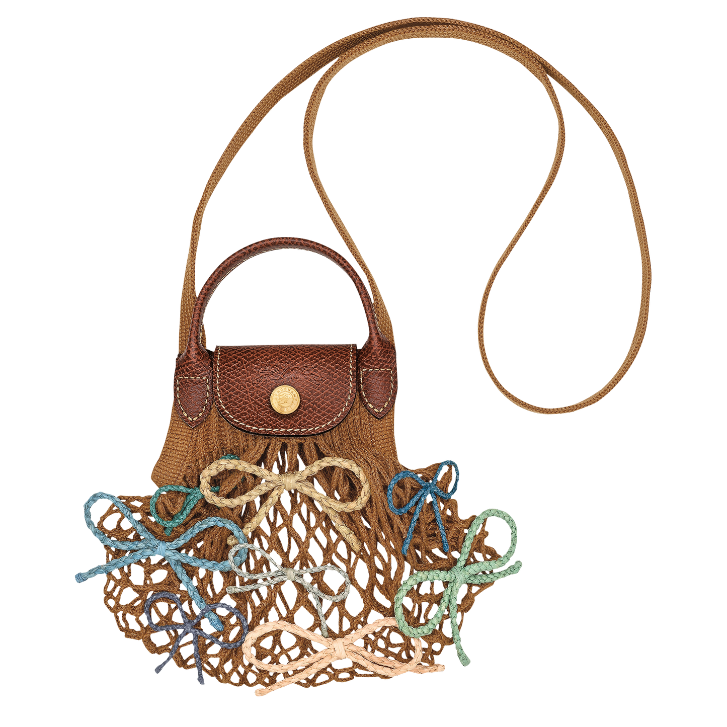 LONGCHAMP-Le Pliage Collection Mesh bag-Ecru-10139hjb004-1