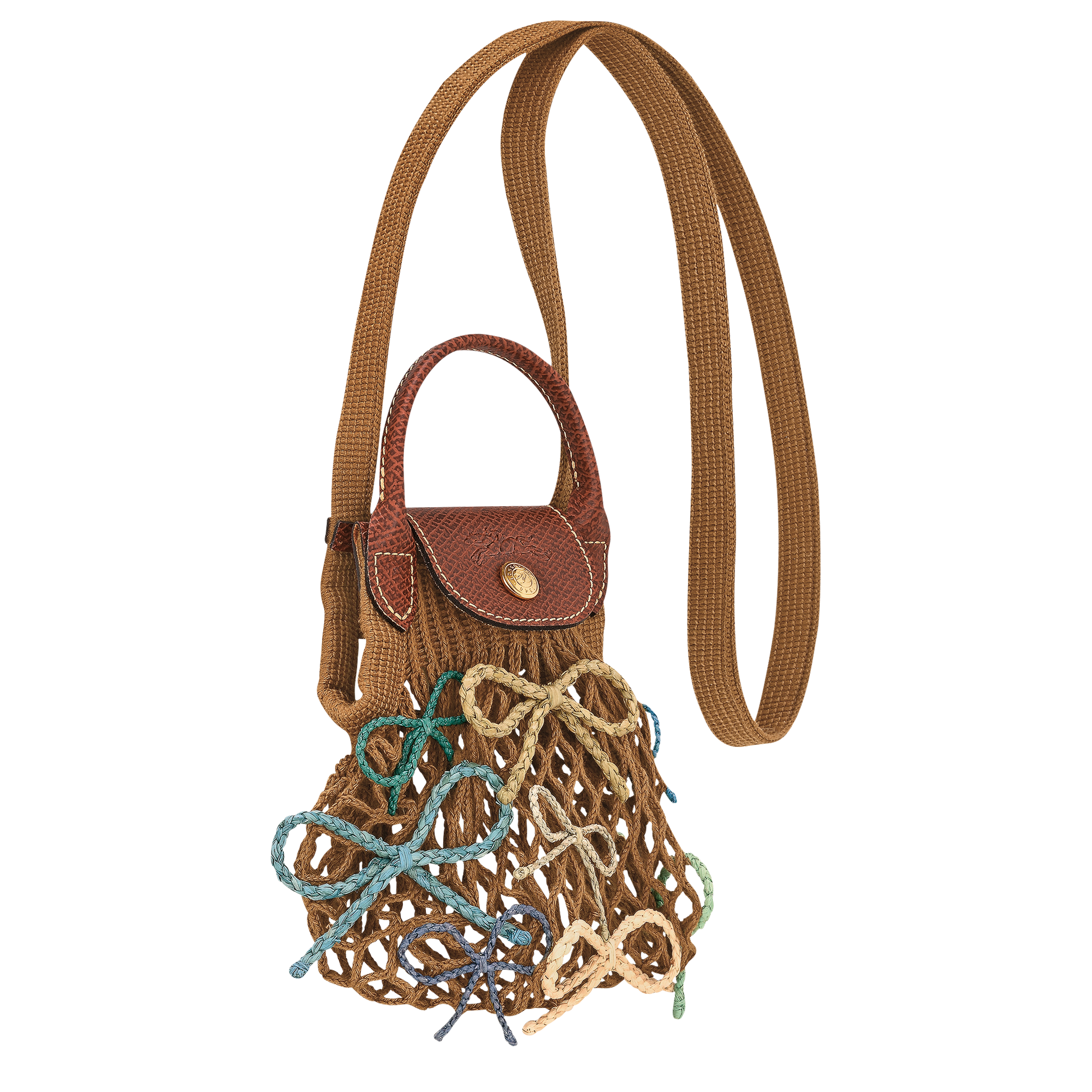 LONGCHAMP-Le Pliage Collection Mesh bag-Ecru-10139hjb004-3