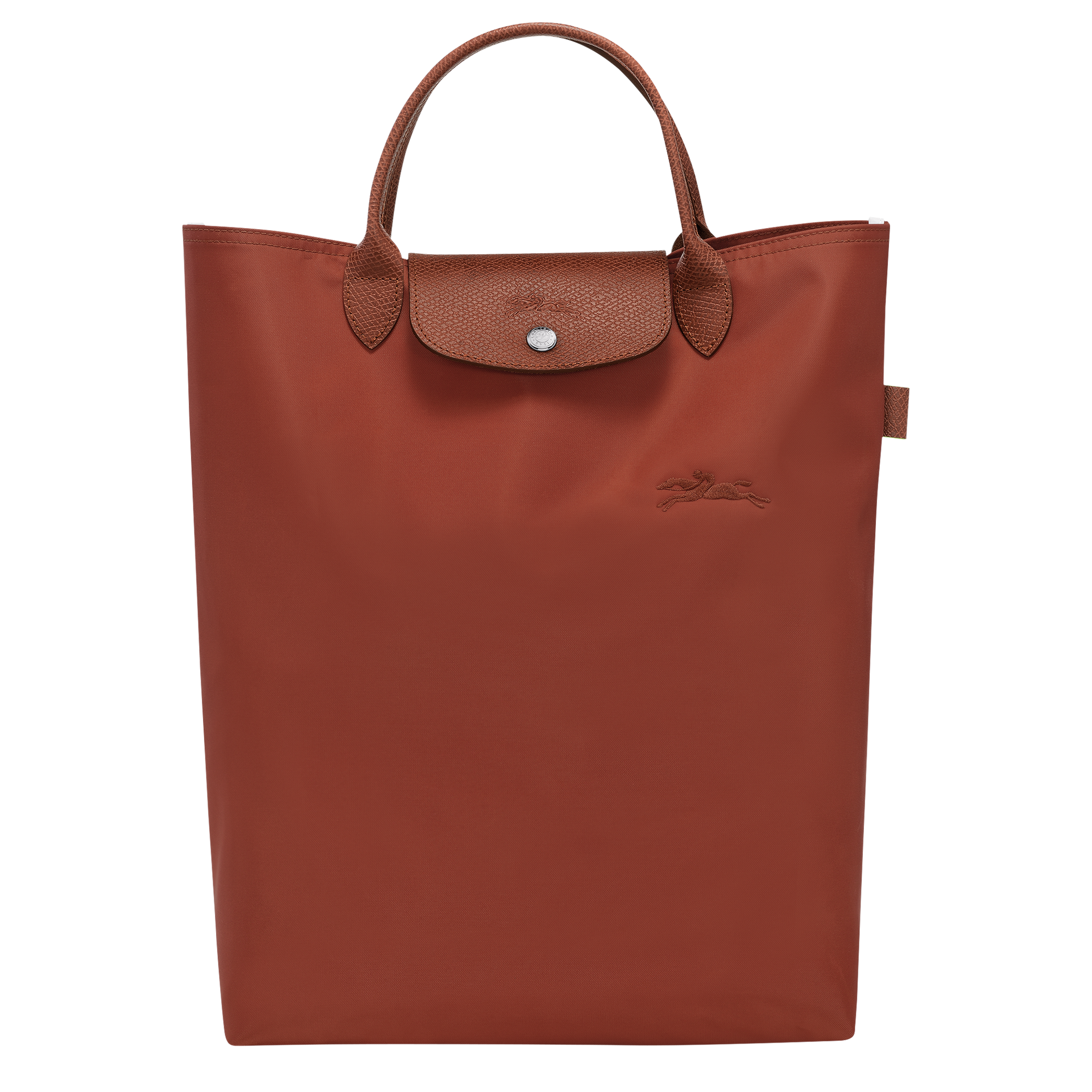 Le Pliage Green M Tote bag Chestnut Nylon 10168919404