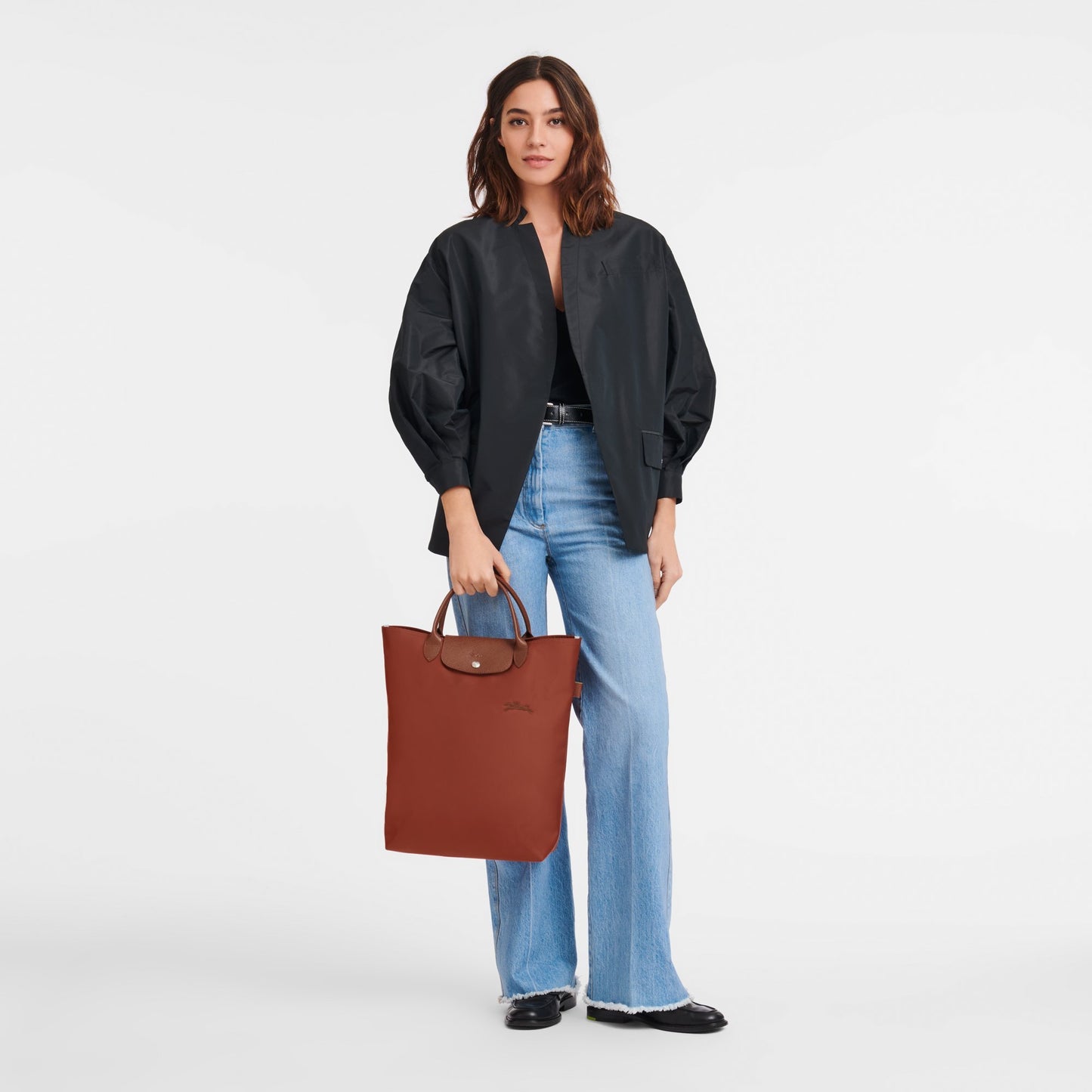 Le Pliage Green M Tote bag