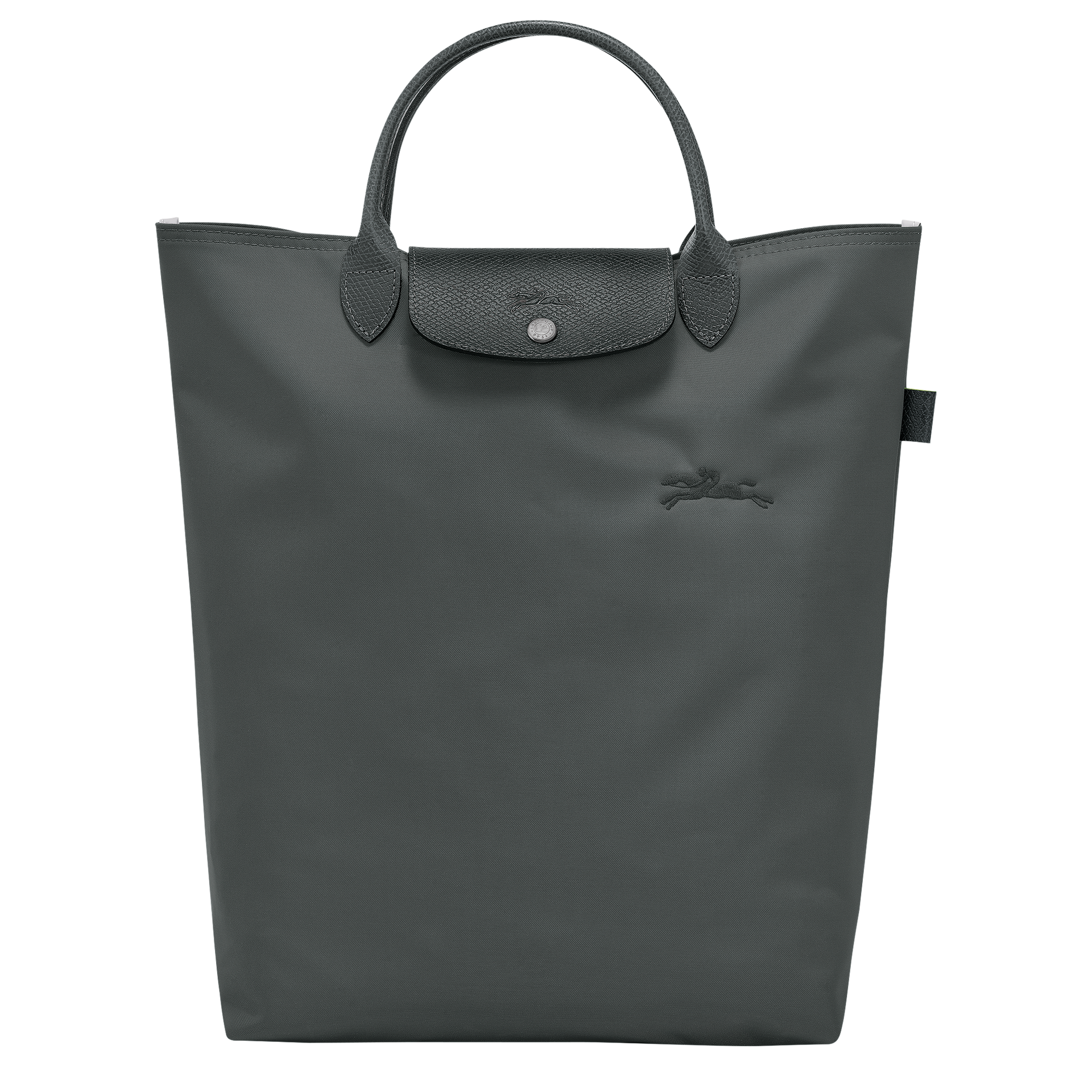 Le Pliage Green M Tote bag Graphite Nylon 10168919P66