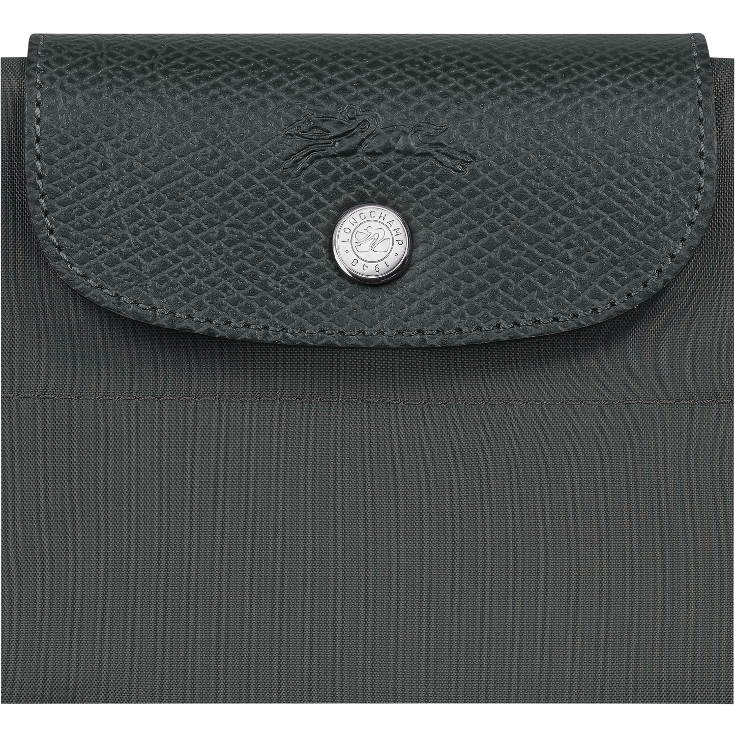 LONGCHAMP-Le Pliage Green M Tote bag-Graphite-10168919P66-6