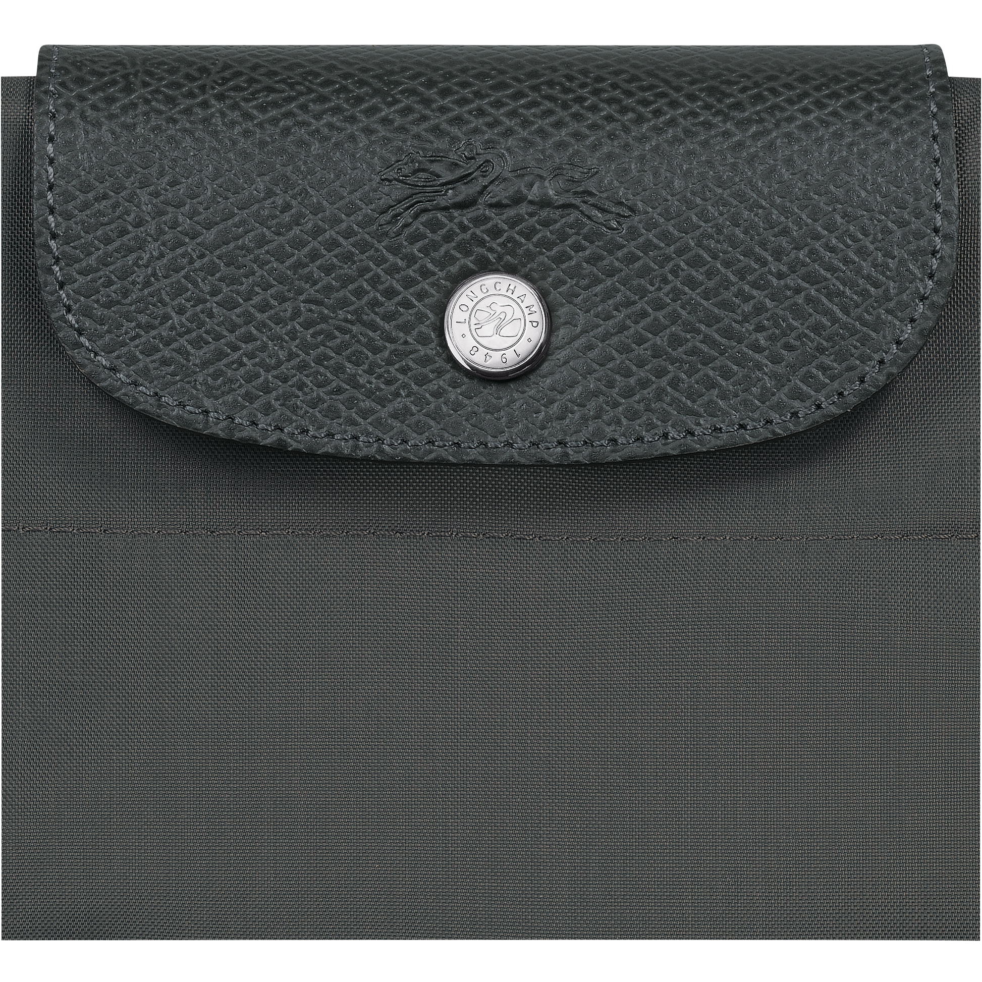 LONGCHAMP-Le Pliage Green M Tote bag-Graphite-10168919P66-6