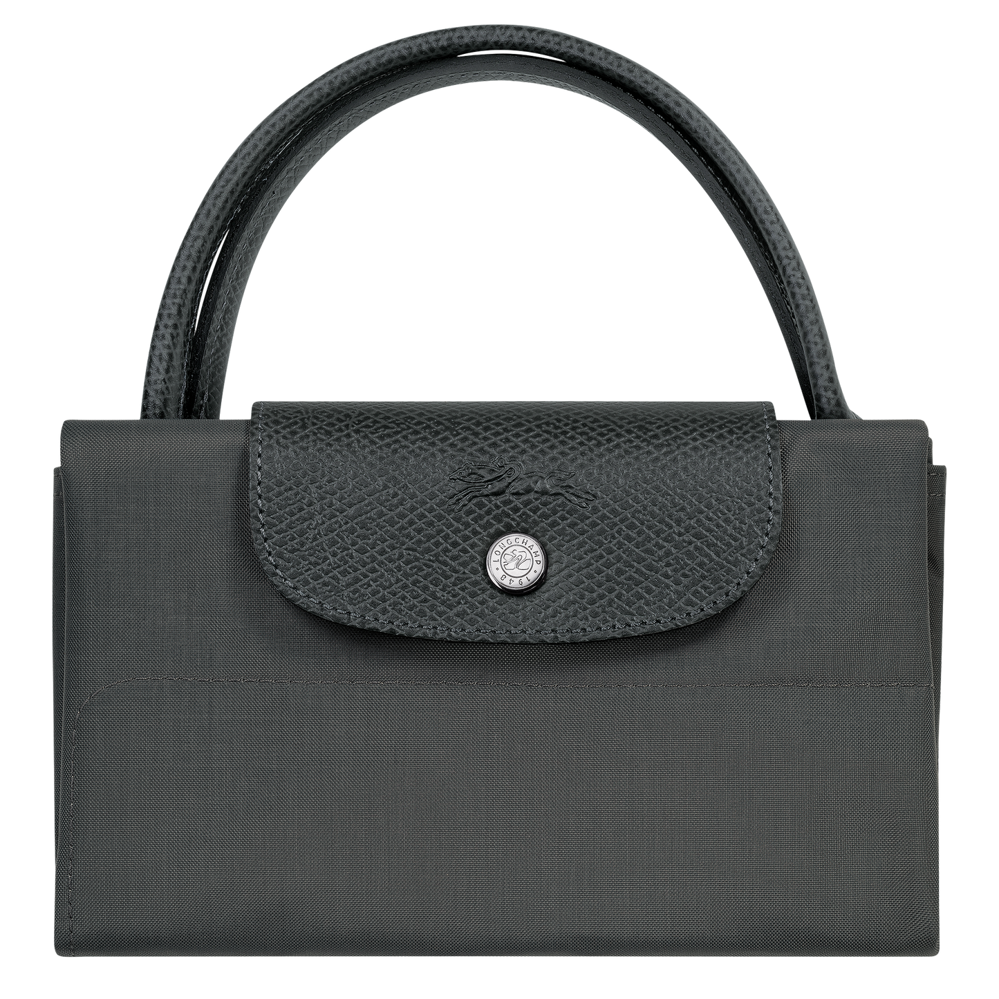 LONGCHAMP-Le Pliage Green M Tote bag-Graphite-10168919P66-7