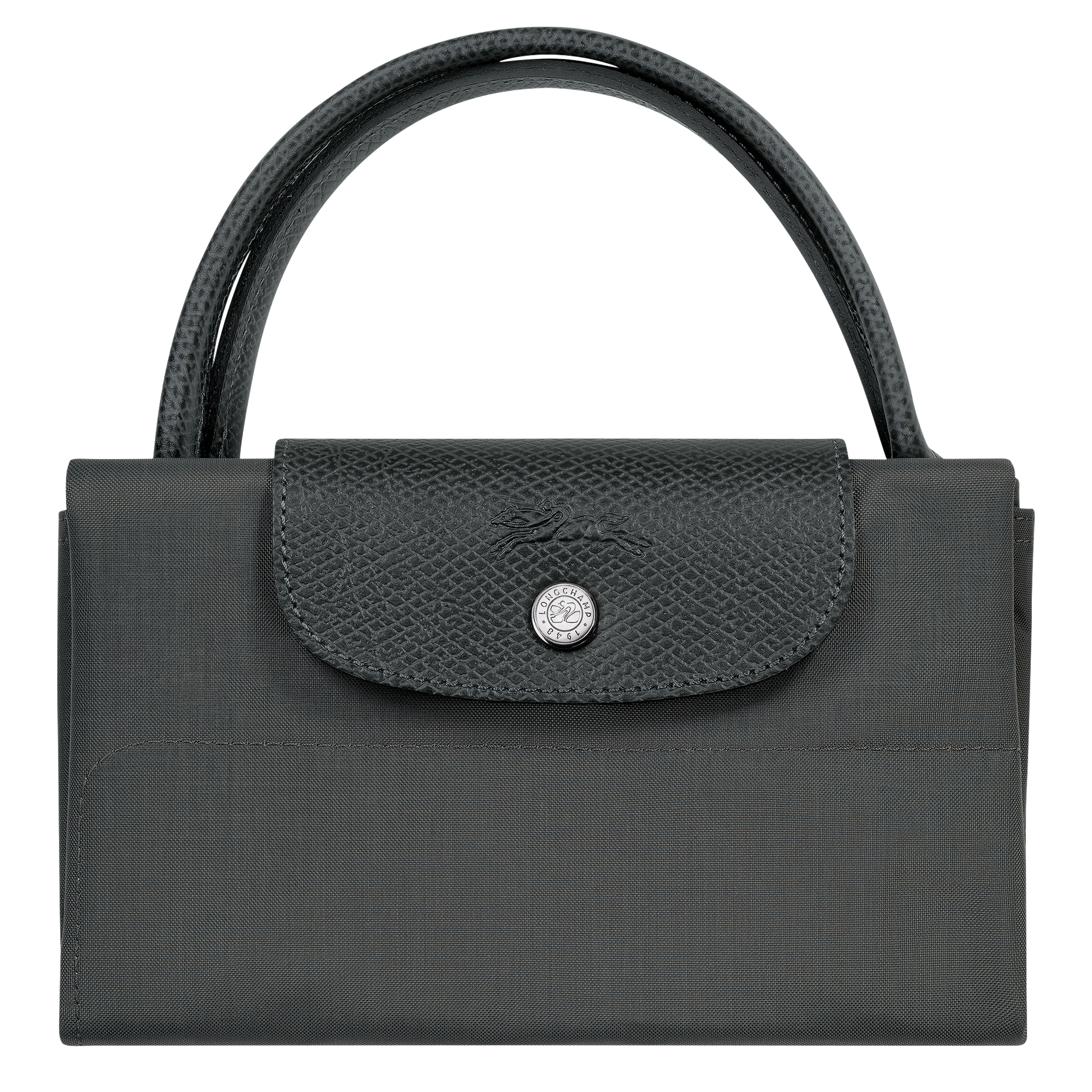 LONGCHAMP-Le Pliage Green M Tote bag-Graphite-10168919P66-7