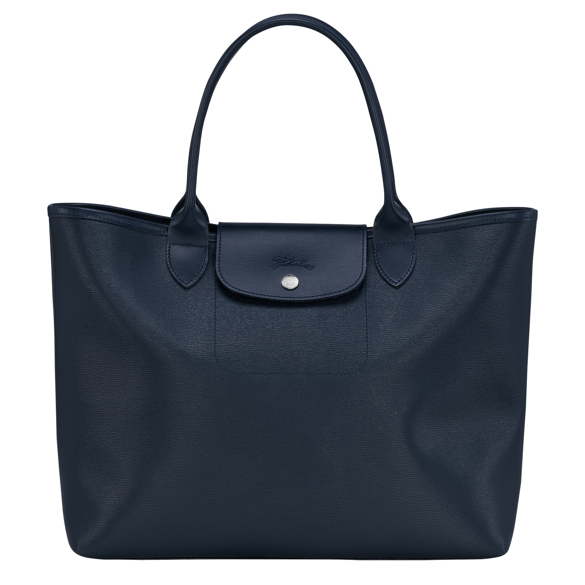 Longchamp navy leather bag on sale