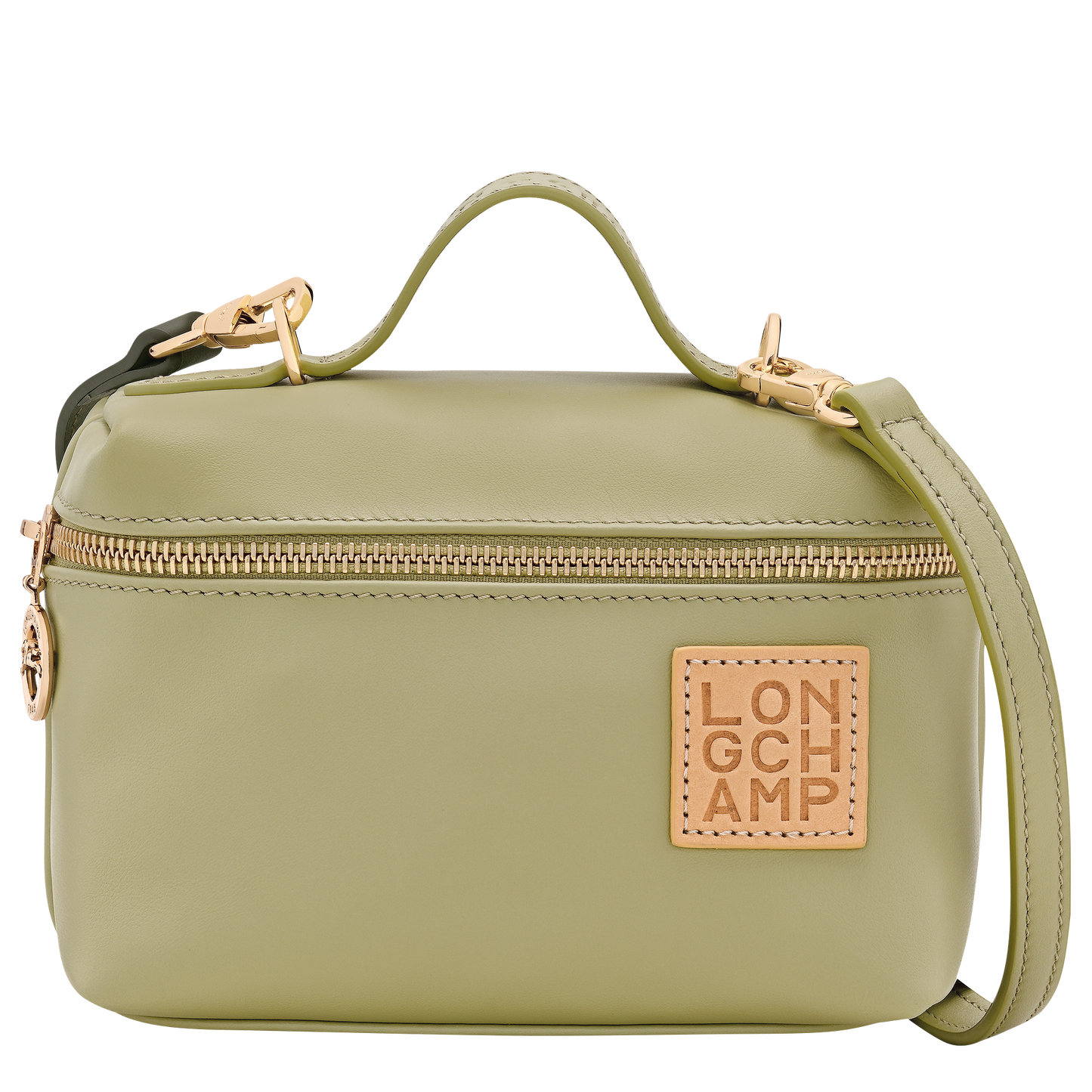 LONGCHAMP-Le Pliage Xtra XS Crossbody bag-Almond Green-10187HJJM70-1