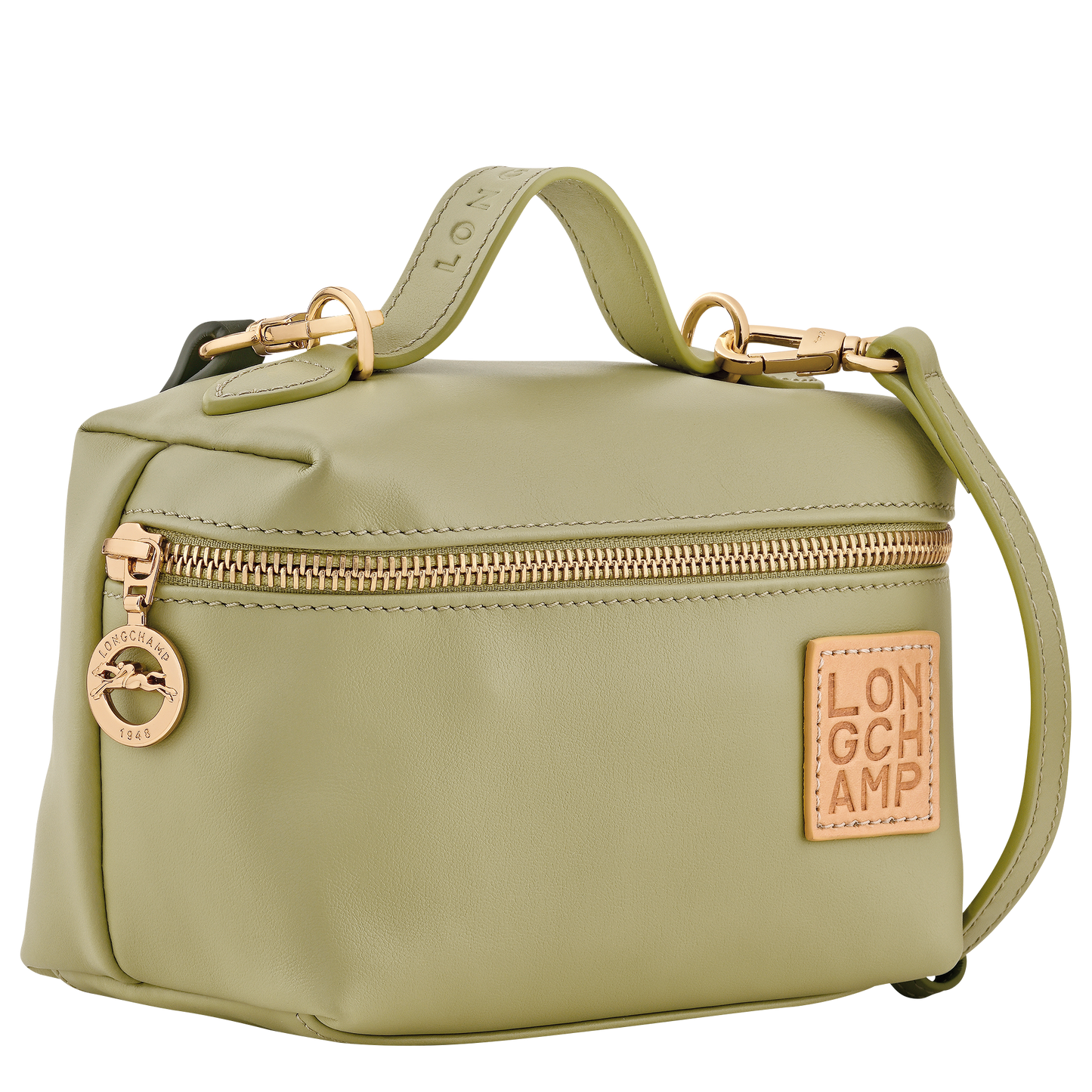 LONGCHAMP-Le Pliage Xtra XS Crossbody bag-Almond Green-10187HJJM70-3