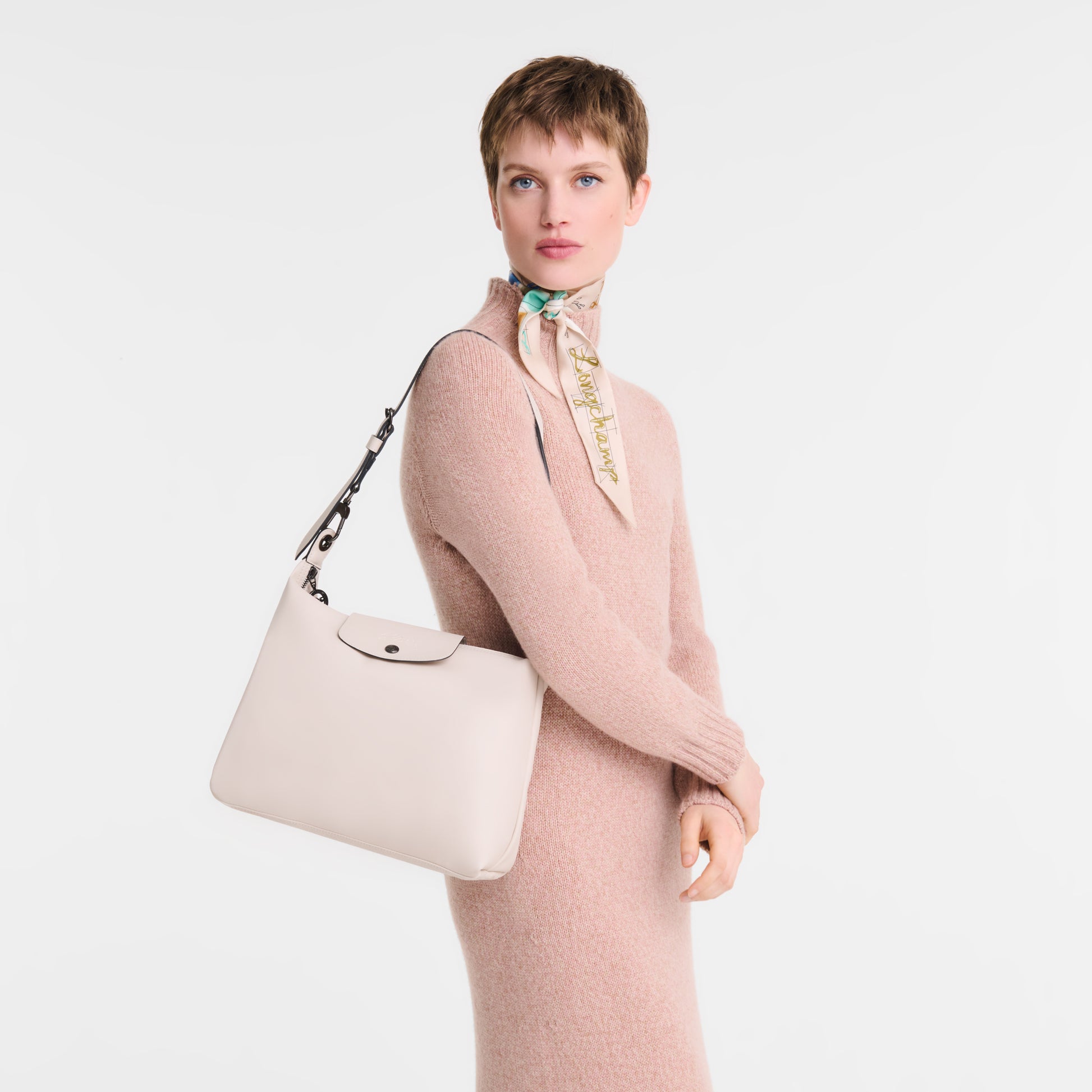 Le Pliage Xtra M Hobo bag Paper Leather 10189987555 Longhamp