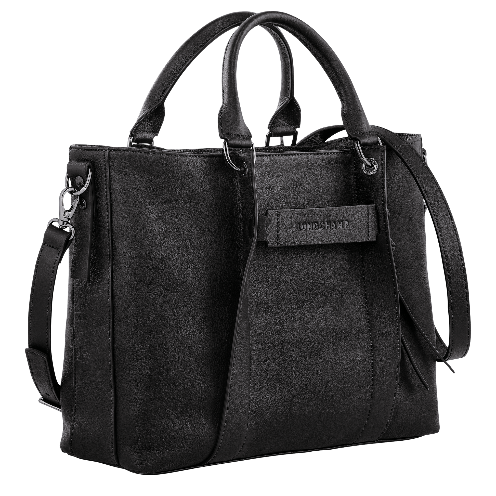 Longchamp LONGCHAMP 3D - Handbag M in Black - 3 (SKU: 10198HCV001)