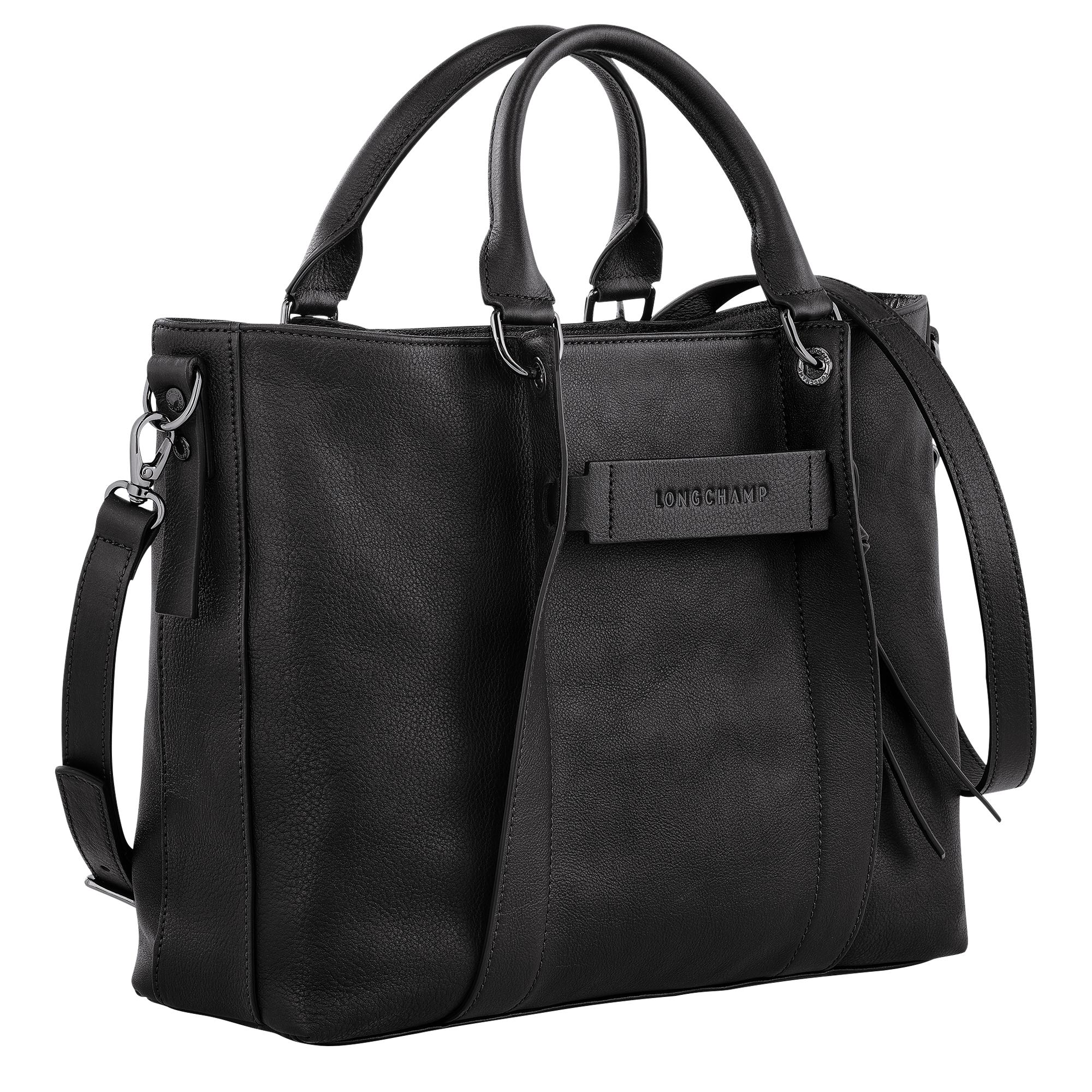 Longchamp LONGCHAMP 3D - Handbag M in Black - 3 (SKU: 10198HCV001)